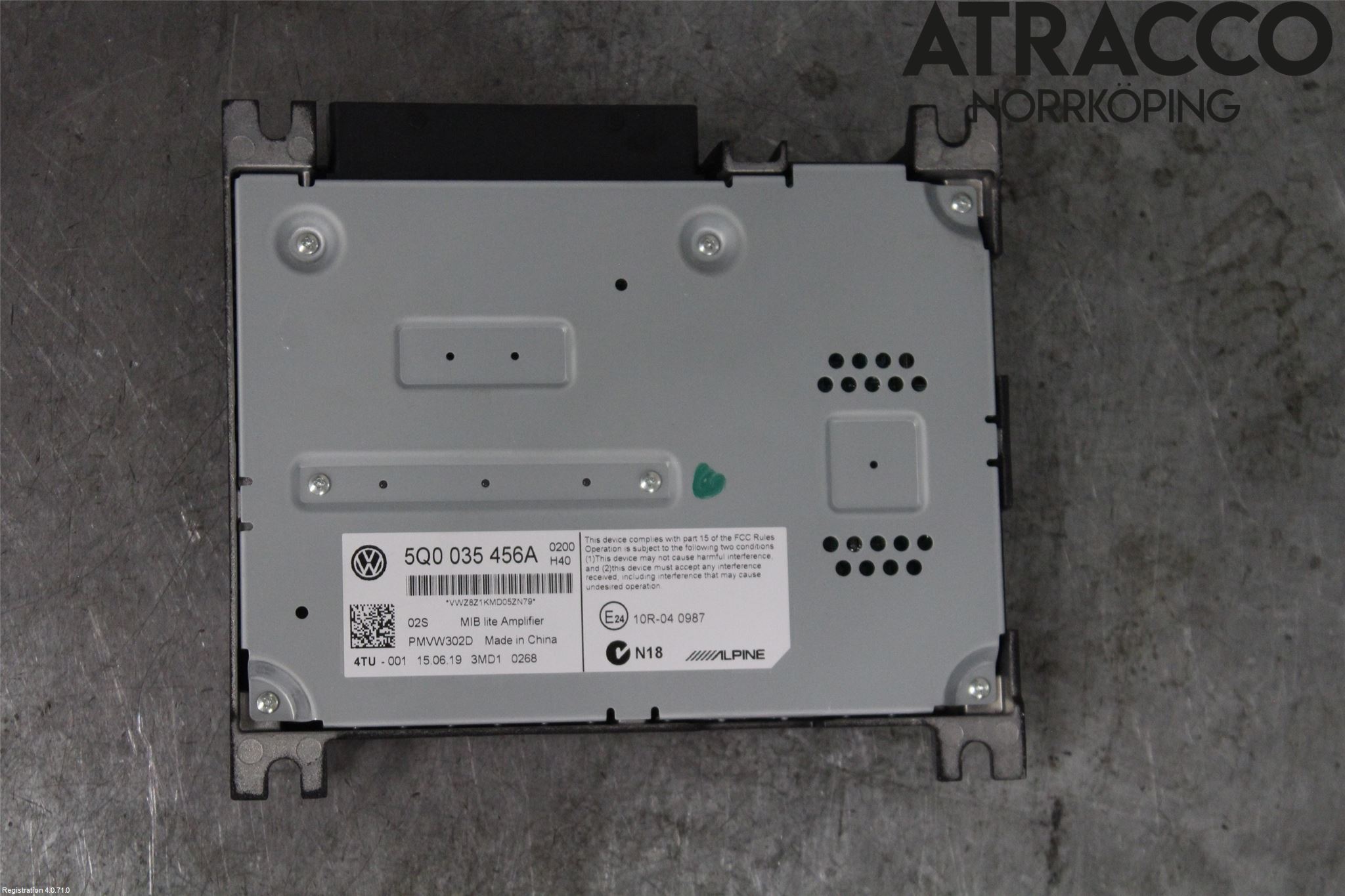 Cupra ATECA 19- Radio-Stereo Förstärkare