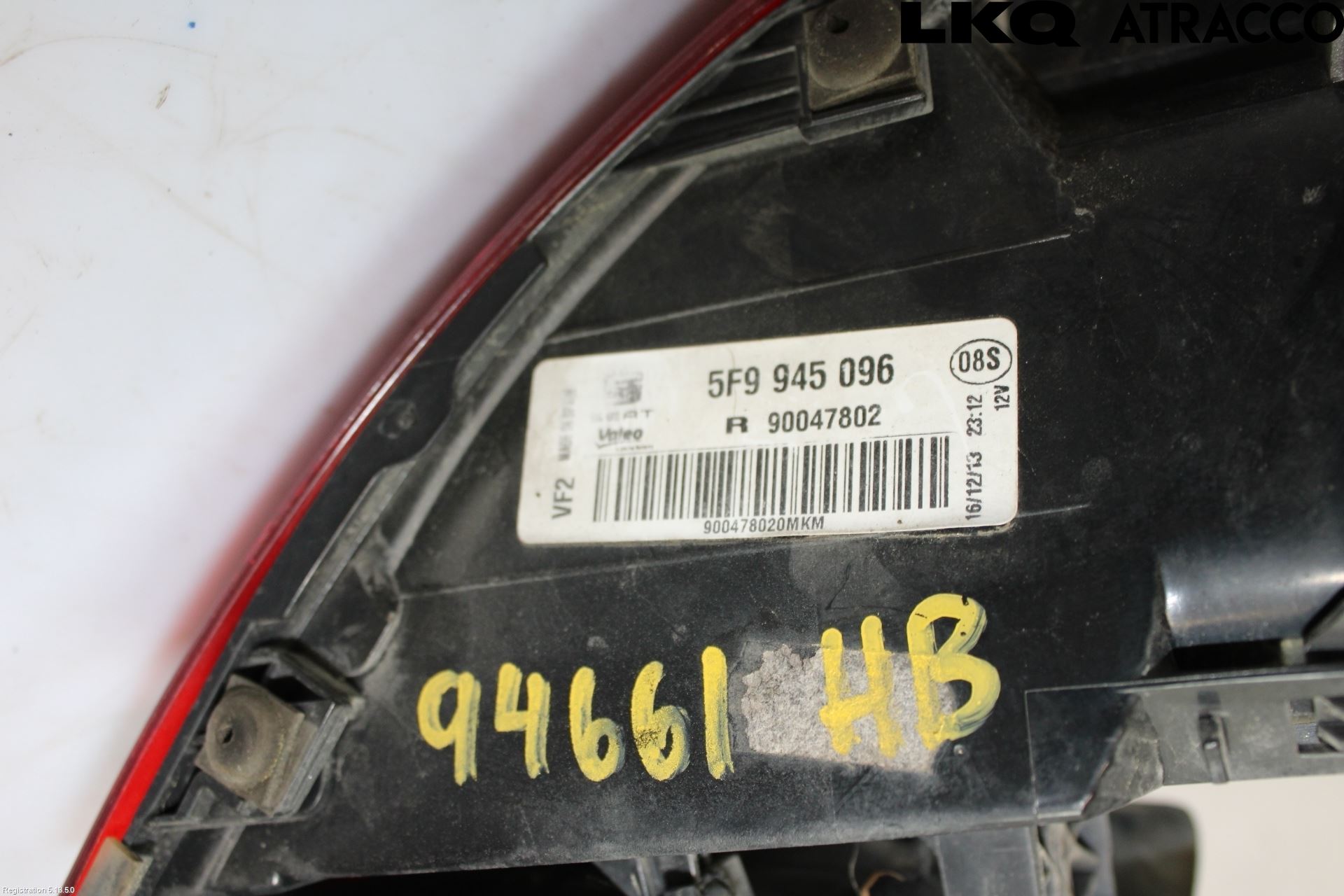 Seat LEON 13-20 Bakljus Höger