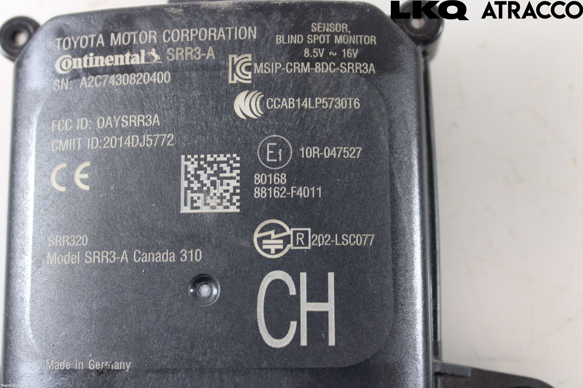 Toyota C-HR 16-23 Sensor Aktivt Kollisionsskydd