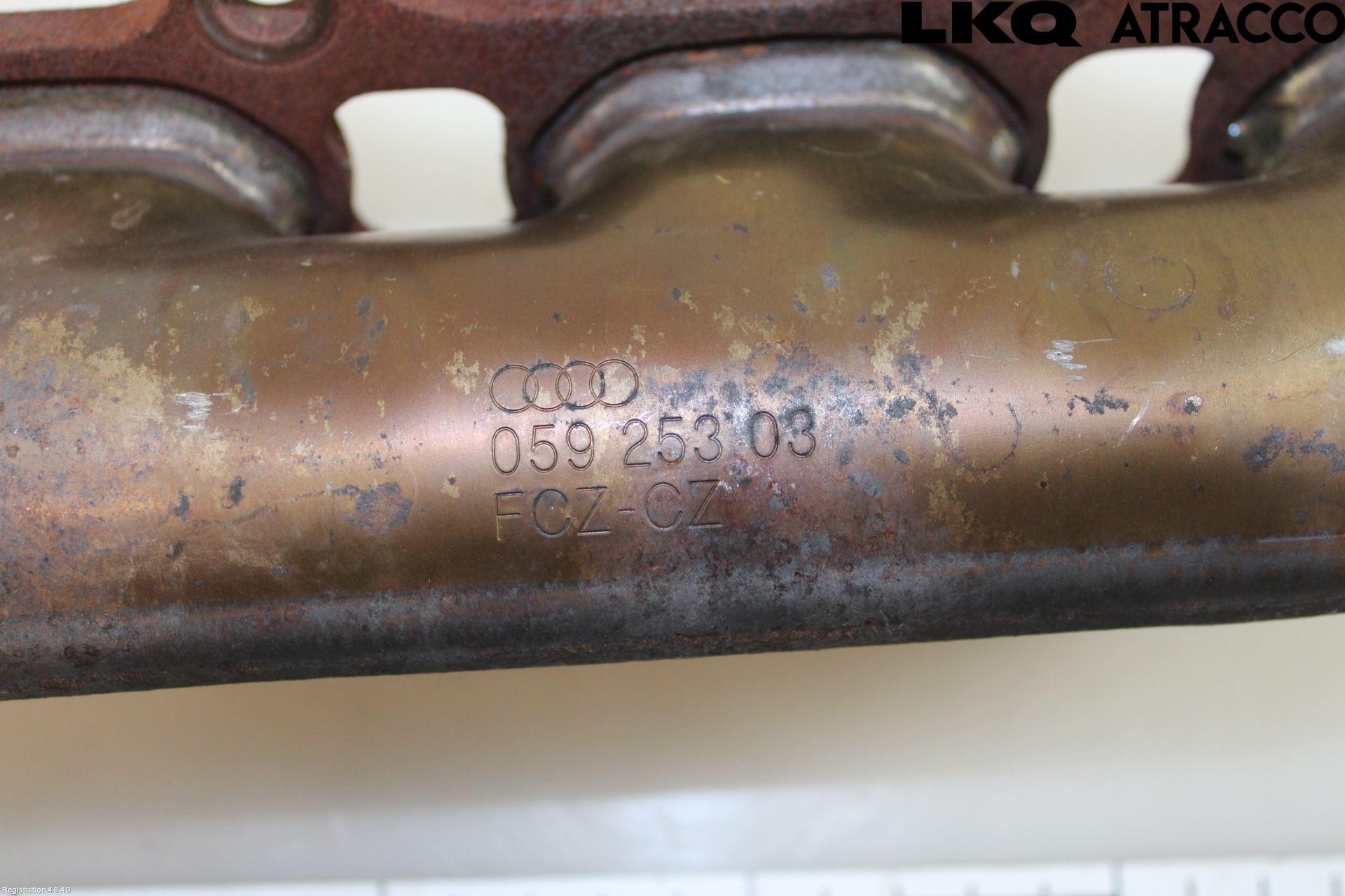 Audi A8/S8 4H 10-17 Grenrör Avgas