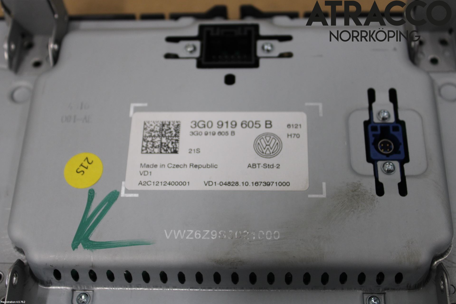 Volkswagen VW PASSAT 15-19 Multifunktionsdisplay