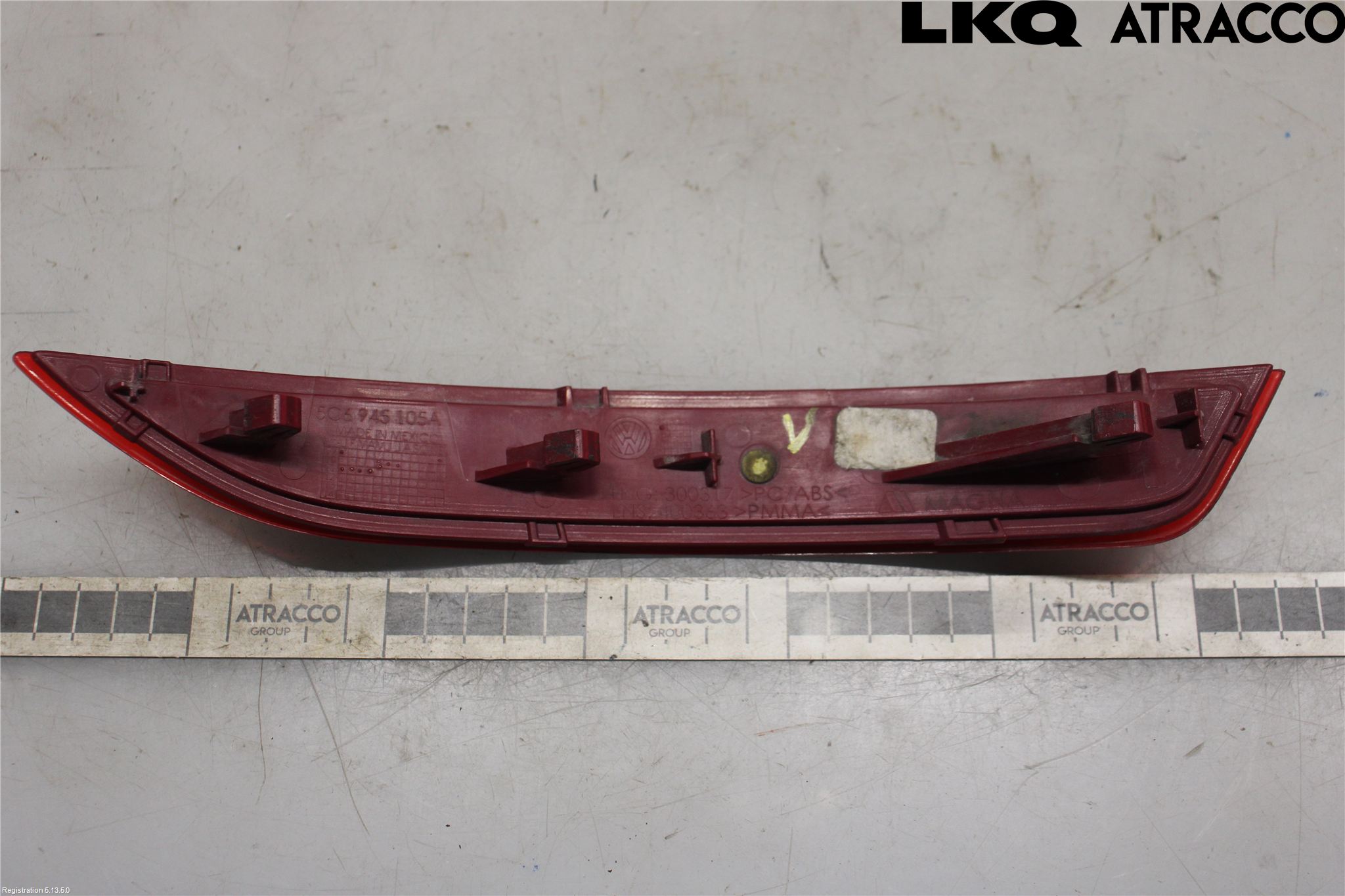 Volkswagen VW JETTA VI 11- Dimljus/Reflex Bak