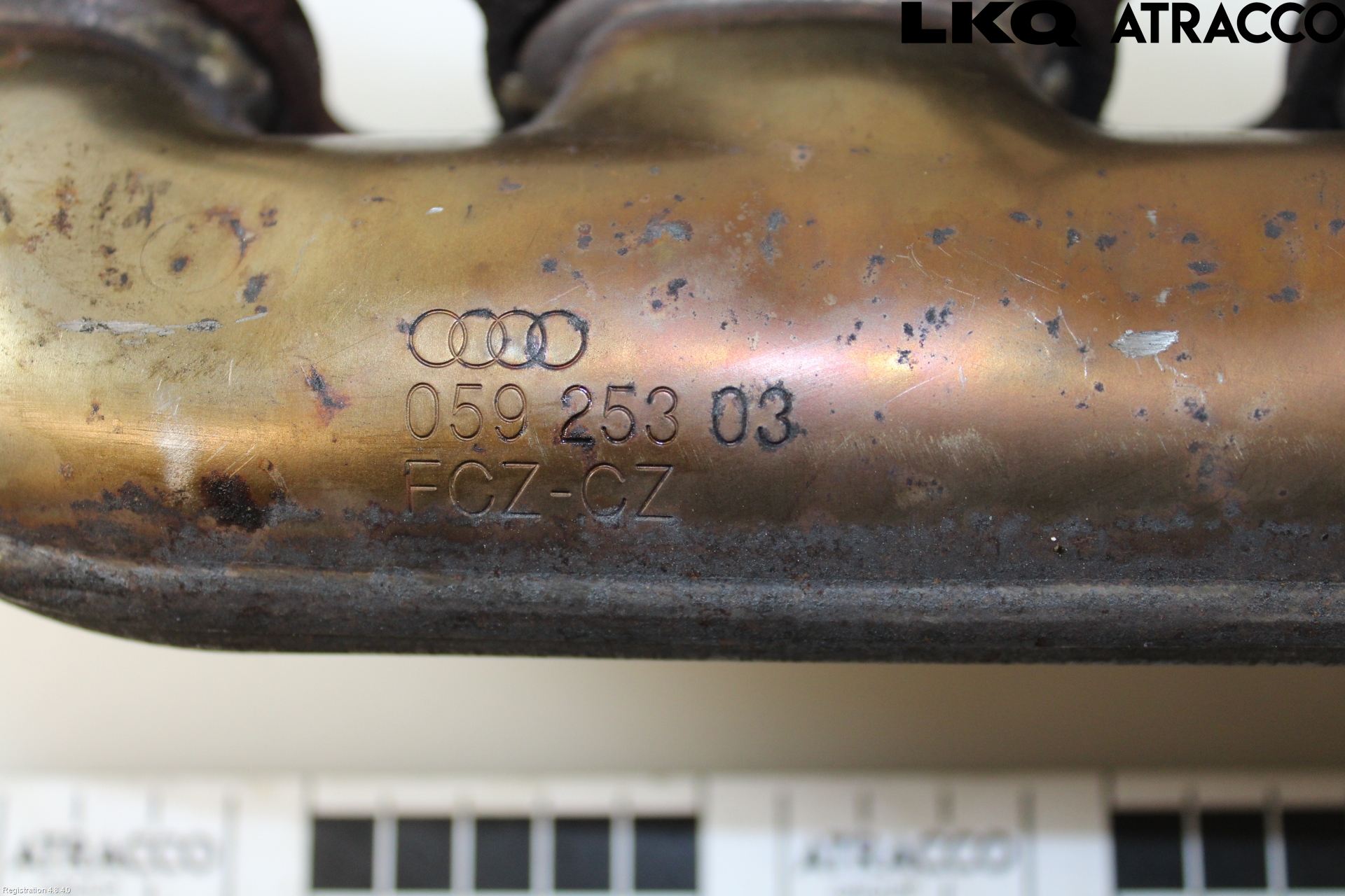 Audi A8/S8 4H 10-17 Grenrör Avgas