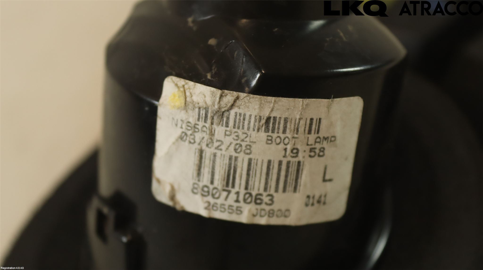 Nissan QASHQAI   07-10 Bakljus Lucka Vä