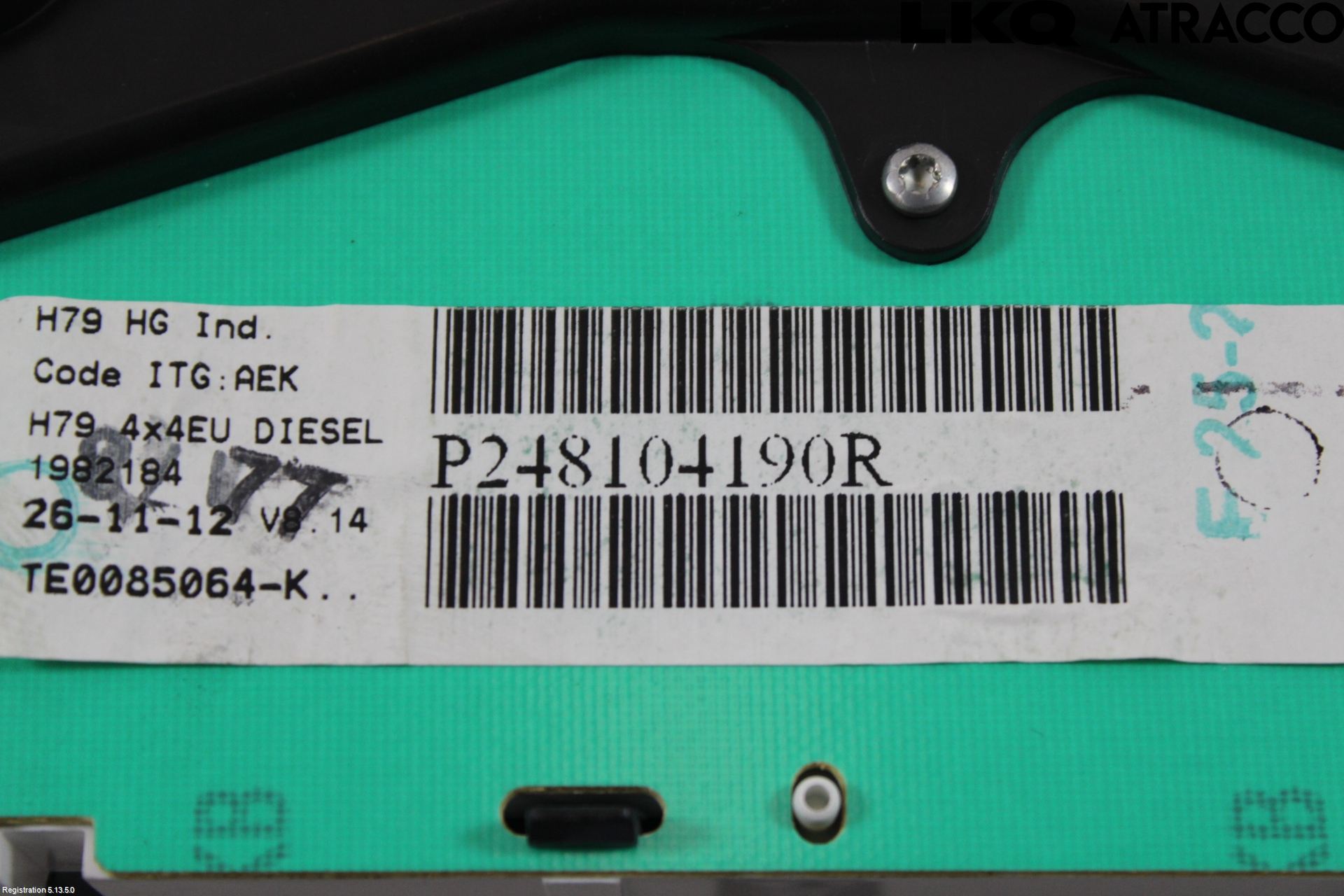 Dacia DUSTER 10-17 Instrument Komb