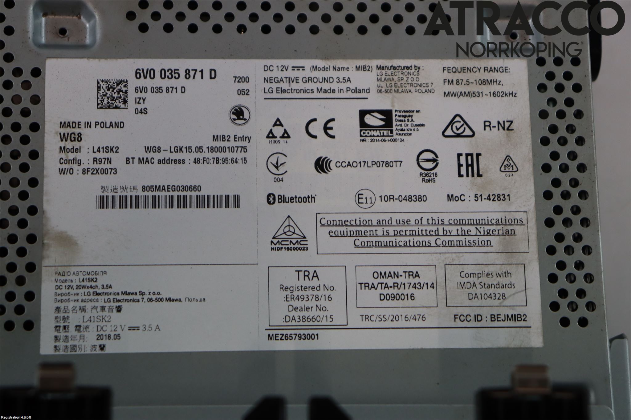 Skoda FABIA 15-21 Cd Radio - Multimediapanel