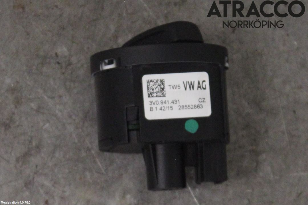 Skoda SUPERB 09-15 Strömställare Ljus