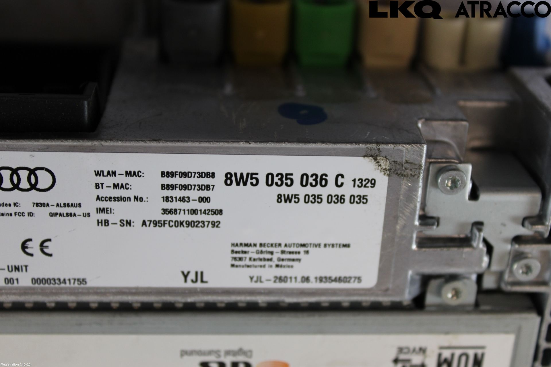 Audi Q5/SQ5 17- Cd Radio - Multimediapanel