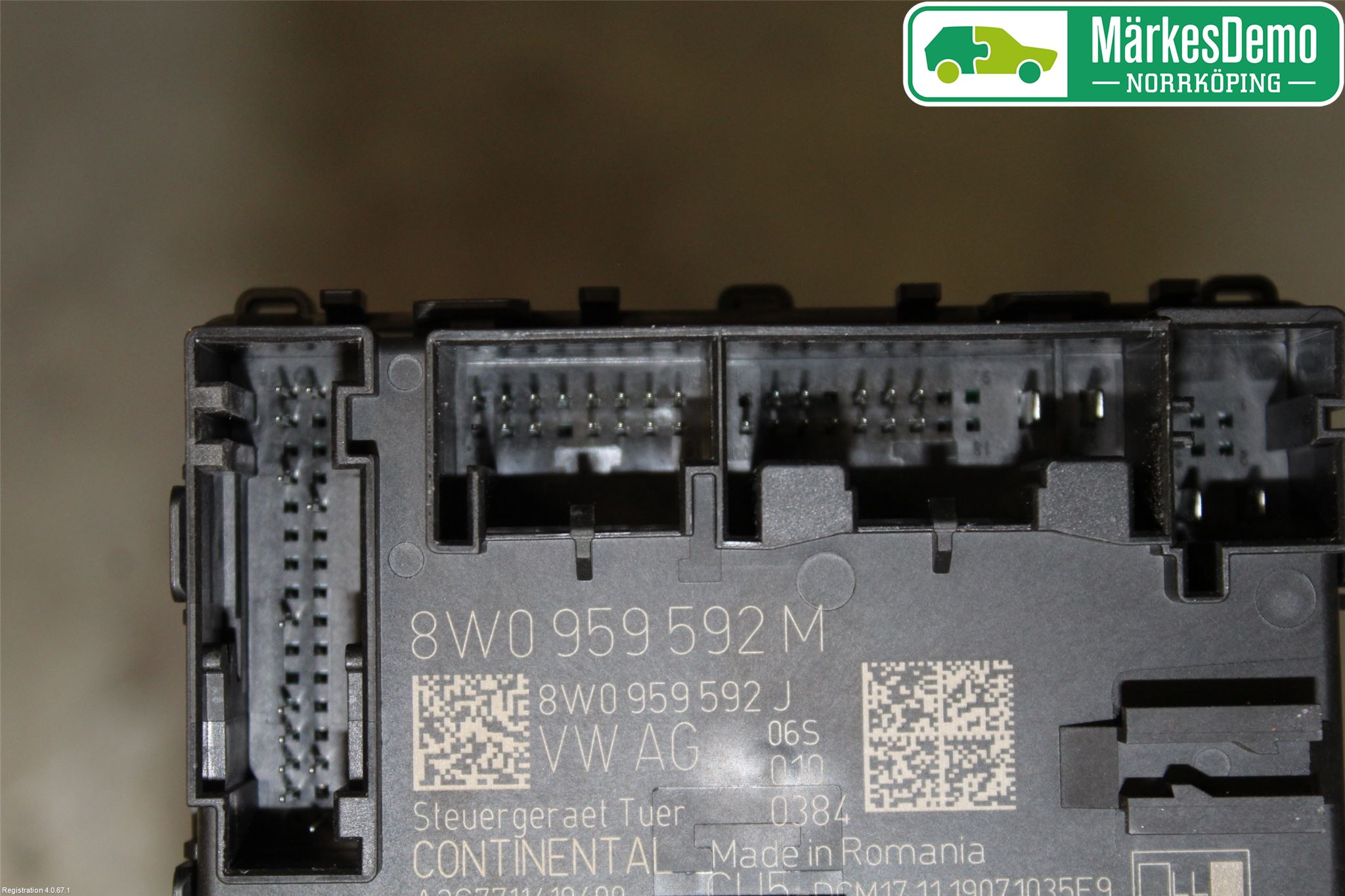 Audi A4/S4 B9 20- Styrenhet Dörr