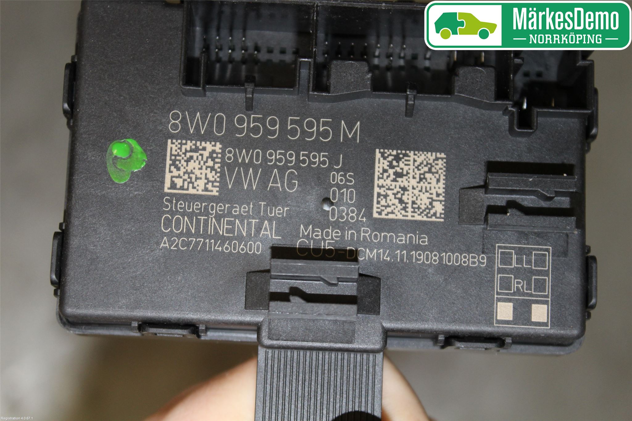 Audi A4/S4 B9 20- Styrenhet Dörr