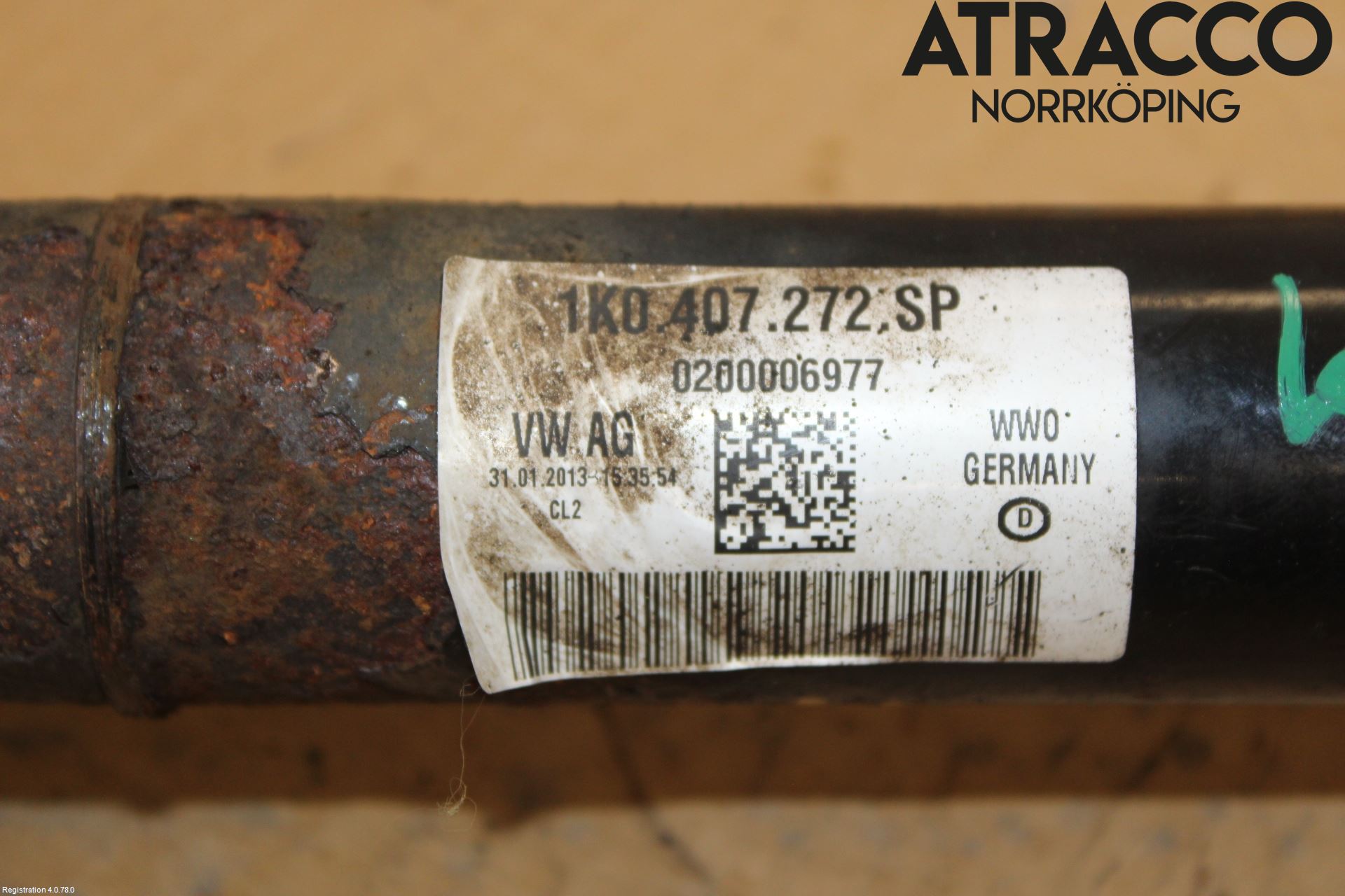 Skoda OCTAVIA (1Z) 05-13 Drivaxel Fram Höger
