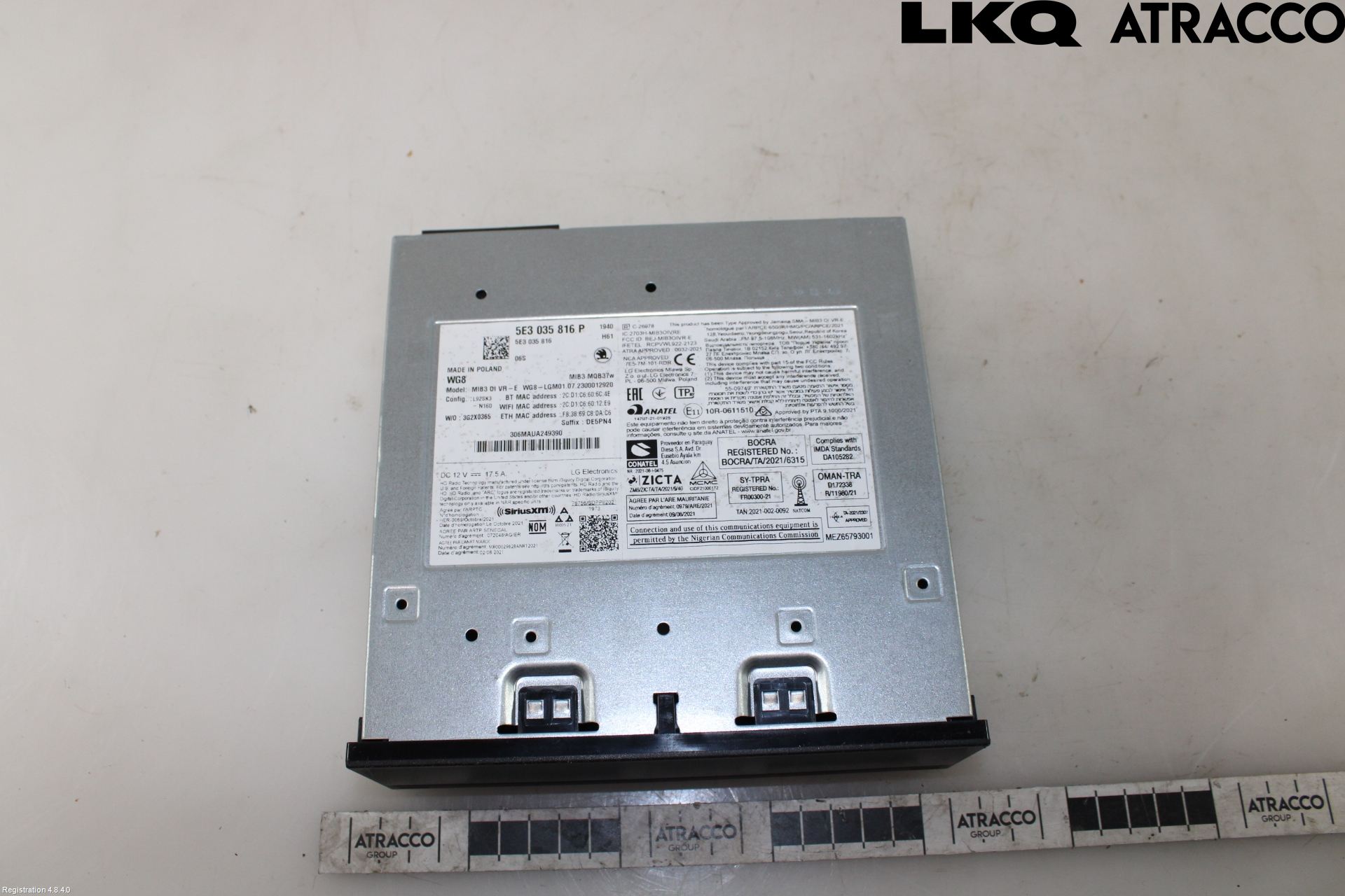 Skoda OCTAVIA (NX) 20- Cd Radio - Multimediapanel