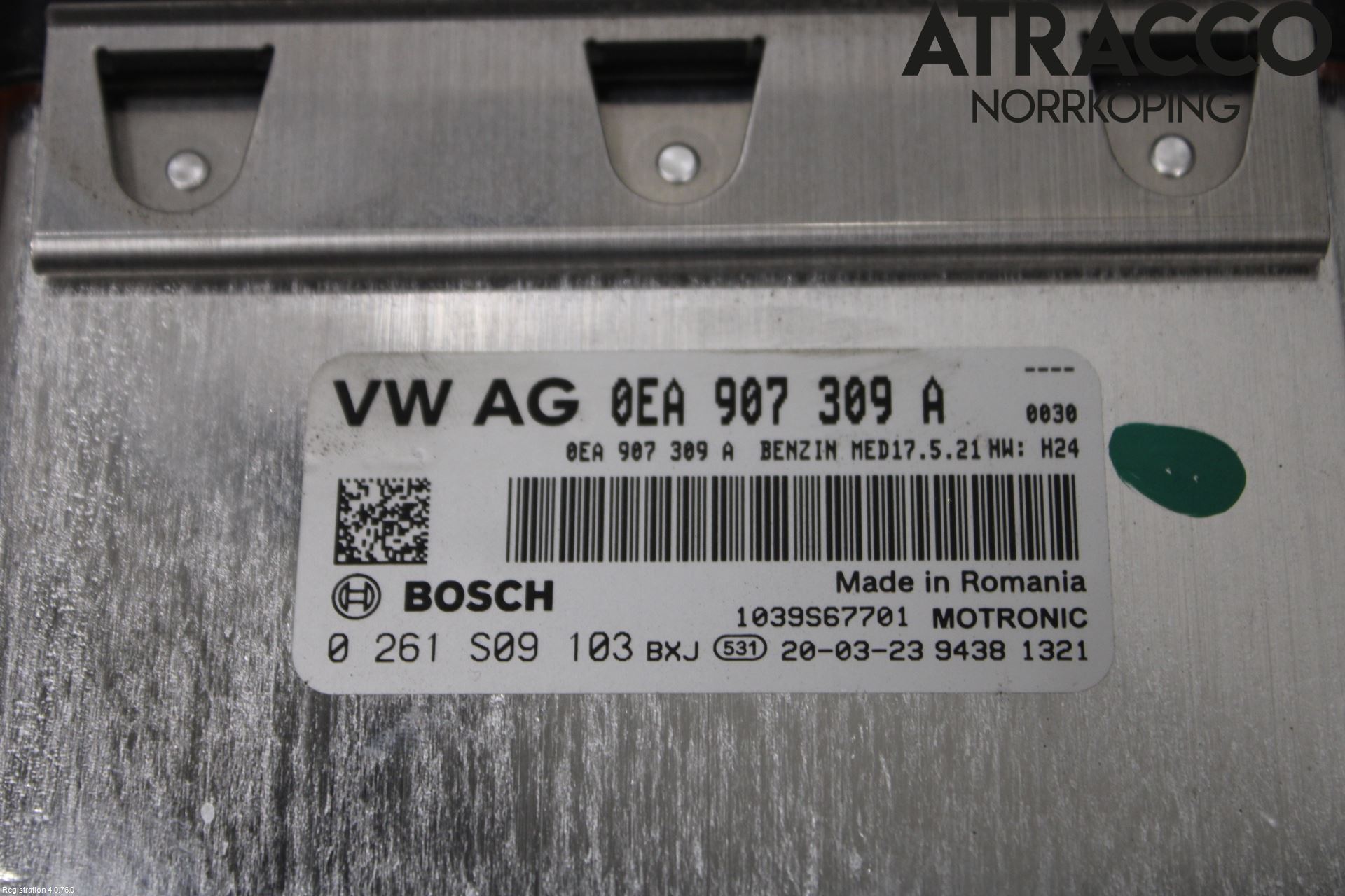 Volkswagen VW GOLF / E-GOLF VII 13-20 Styrenhet Elmotor