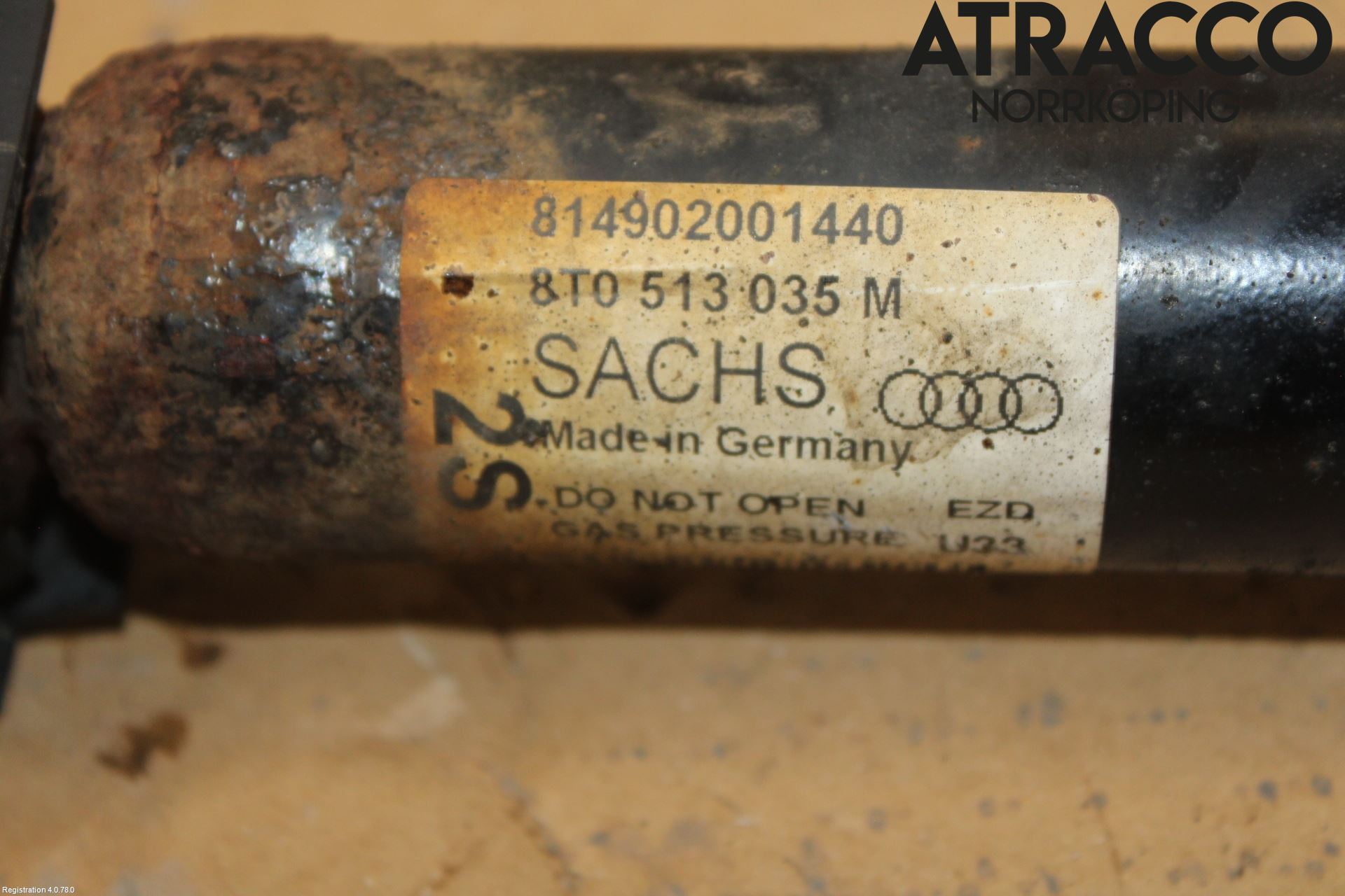 Audi A4 12-15 Stötdämpare Bak