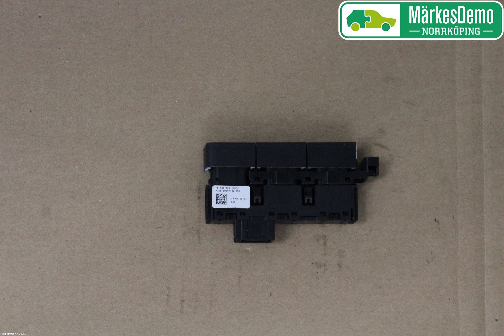 Volkswagen VW GOLF / E-GOLF VII 13-20 Strömställare Övrigt