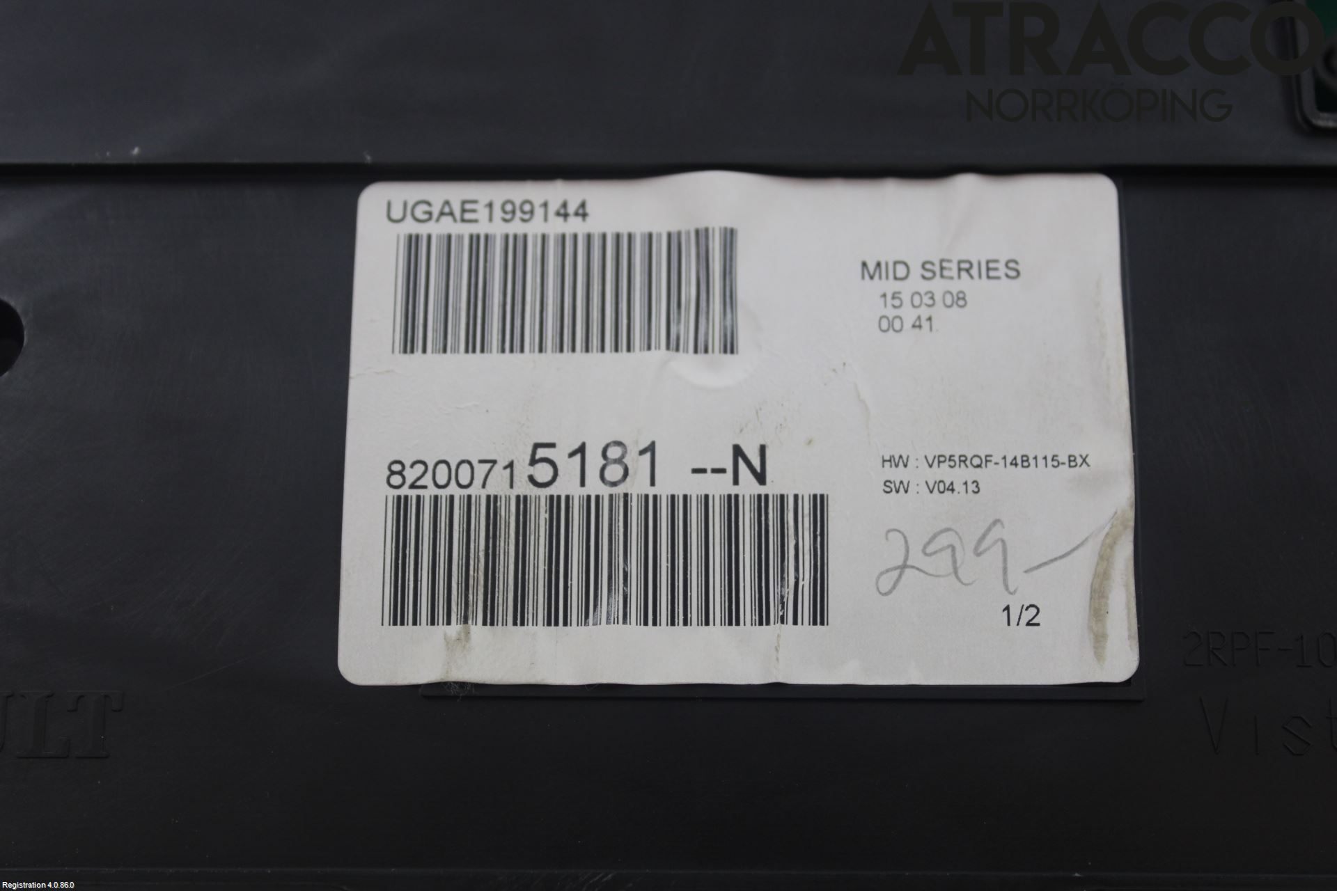 Renault CLIO III  06-09 Instrument Komb