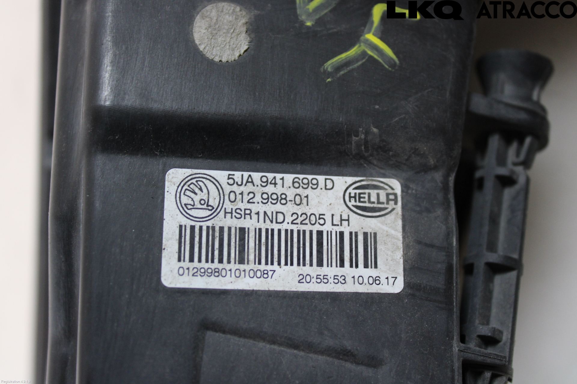 Skoda RAPID Dimljus-Varselljus Fram