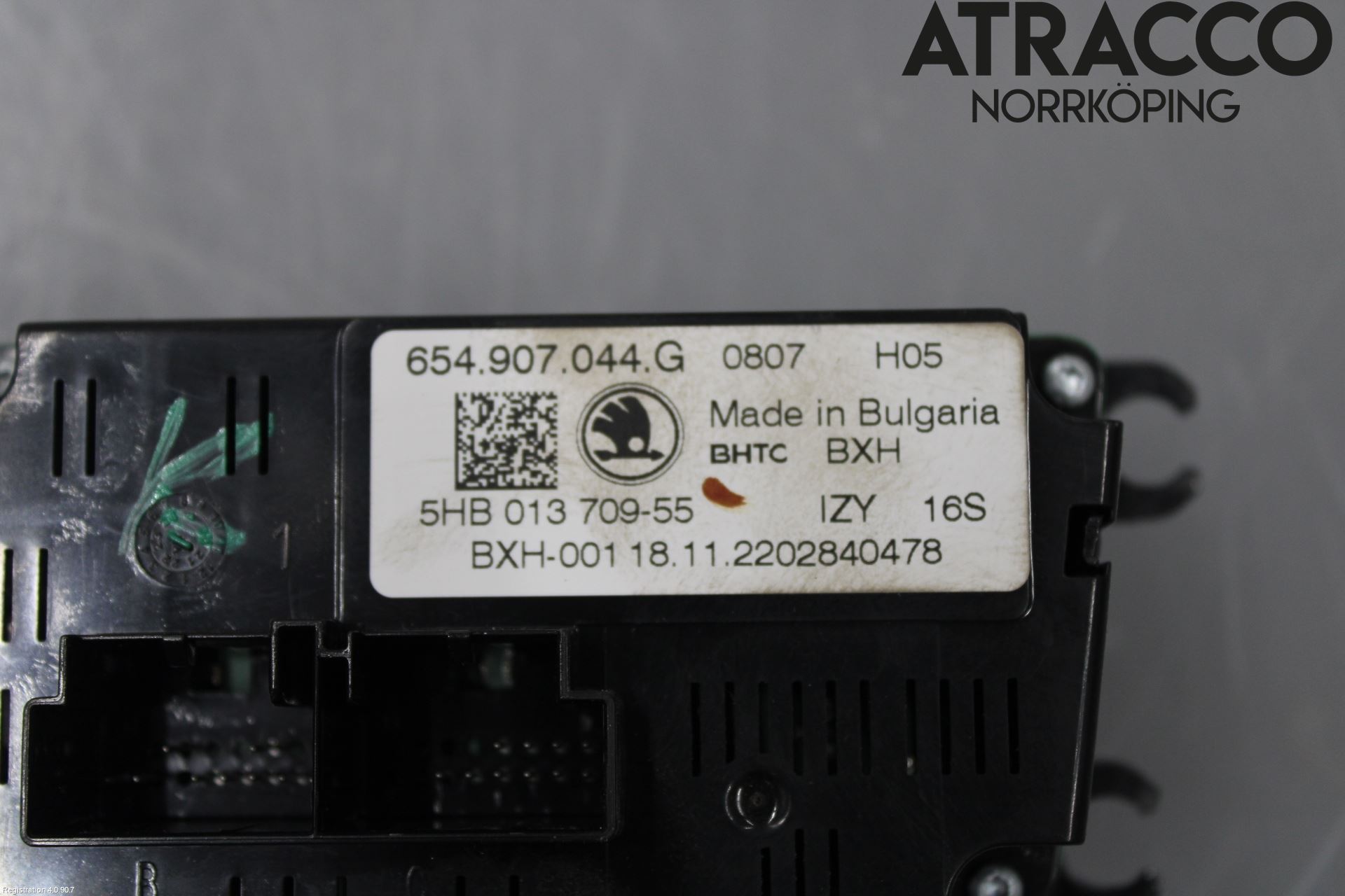 Skoda SCALA 19- Värmereglage