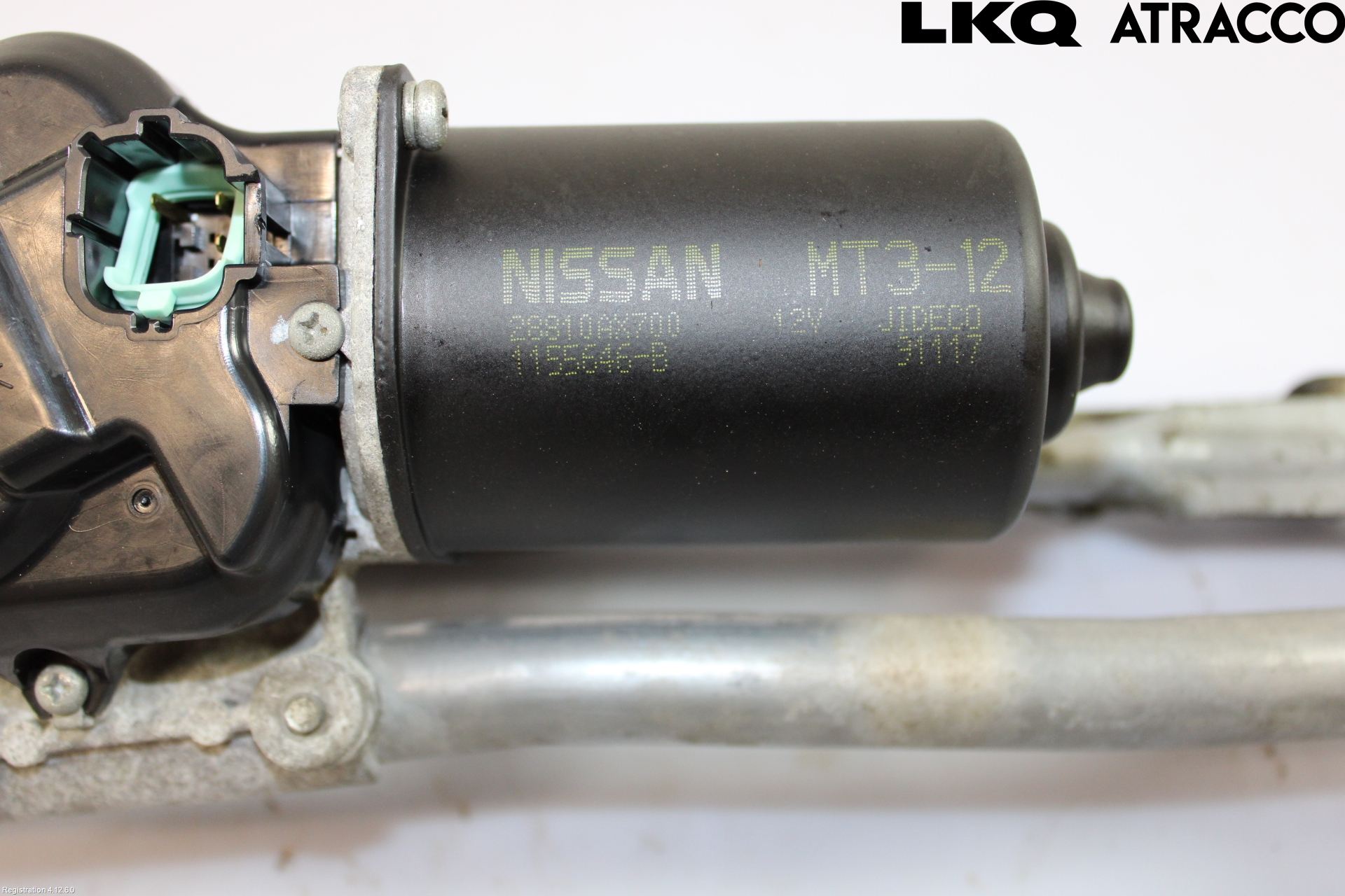 Nissan MICRA 08-10 Torkarmekanism Vindruta