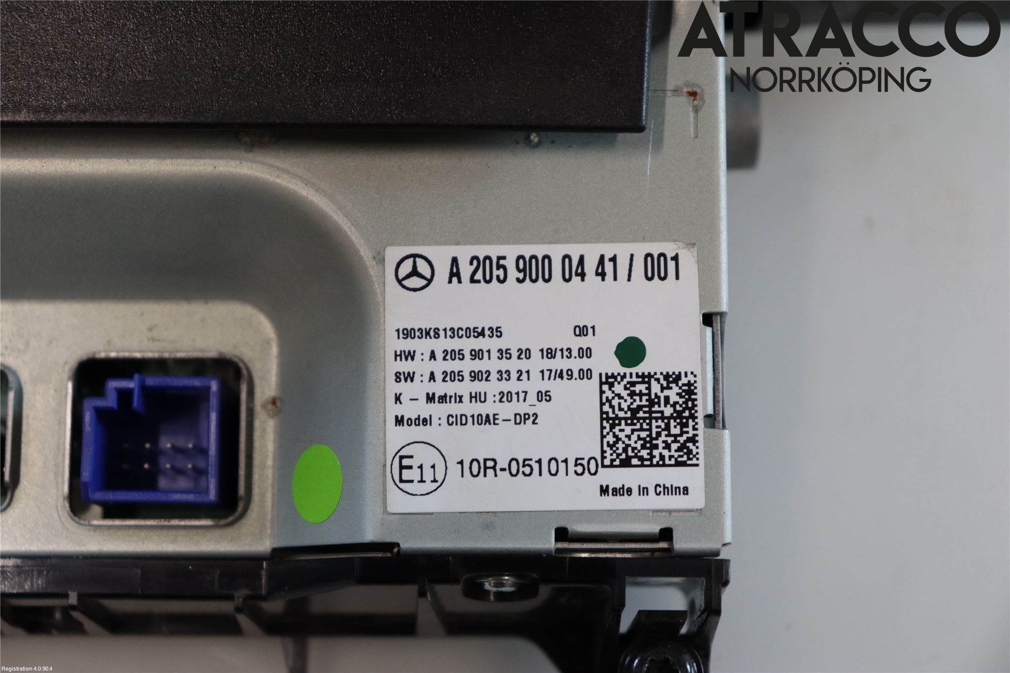 Mercedes-Benz MB C-KLASS (W205) 14-21 Bildskärm