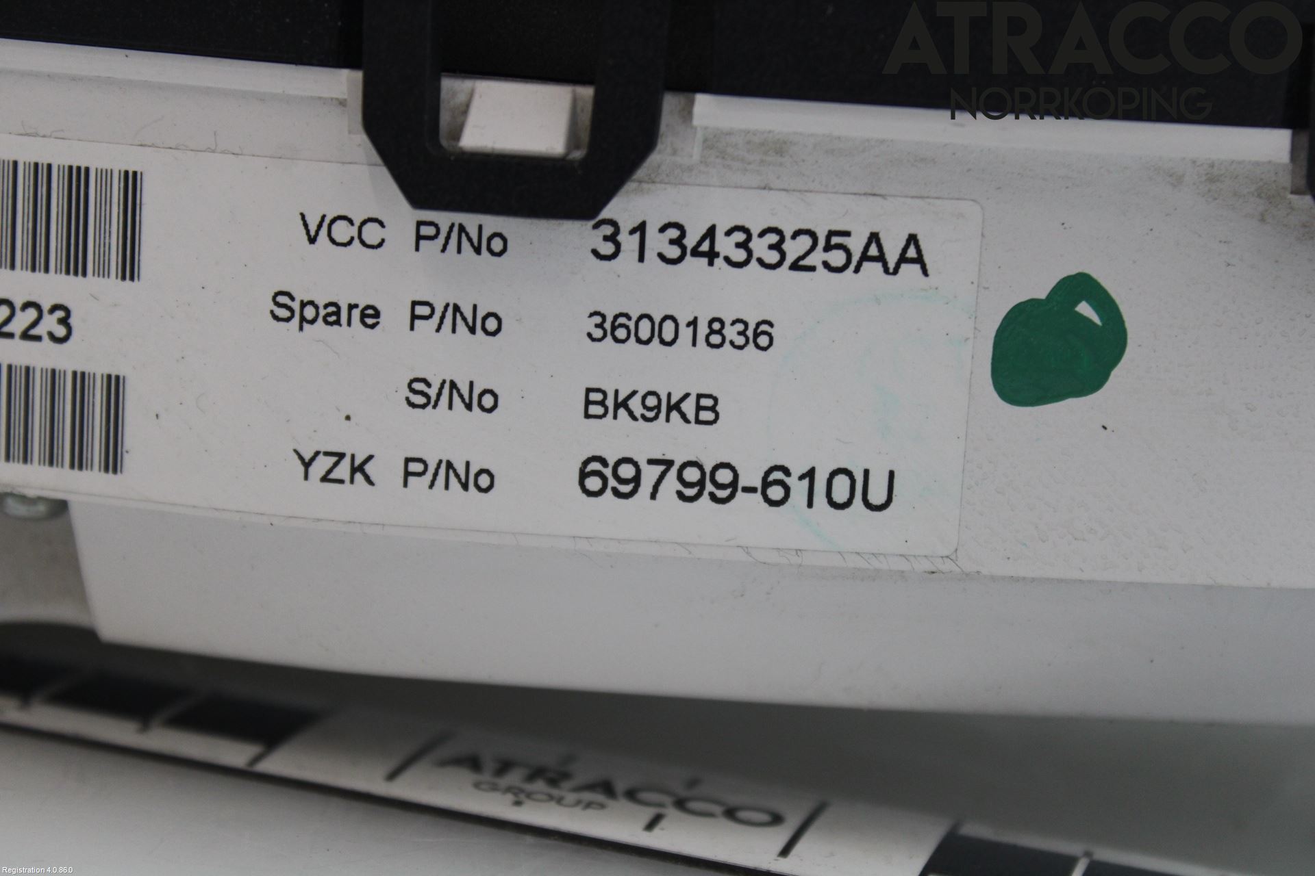 Volvo V70 08-13 Instrument Komb