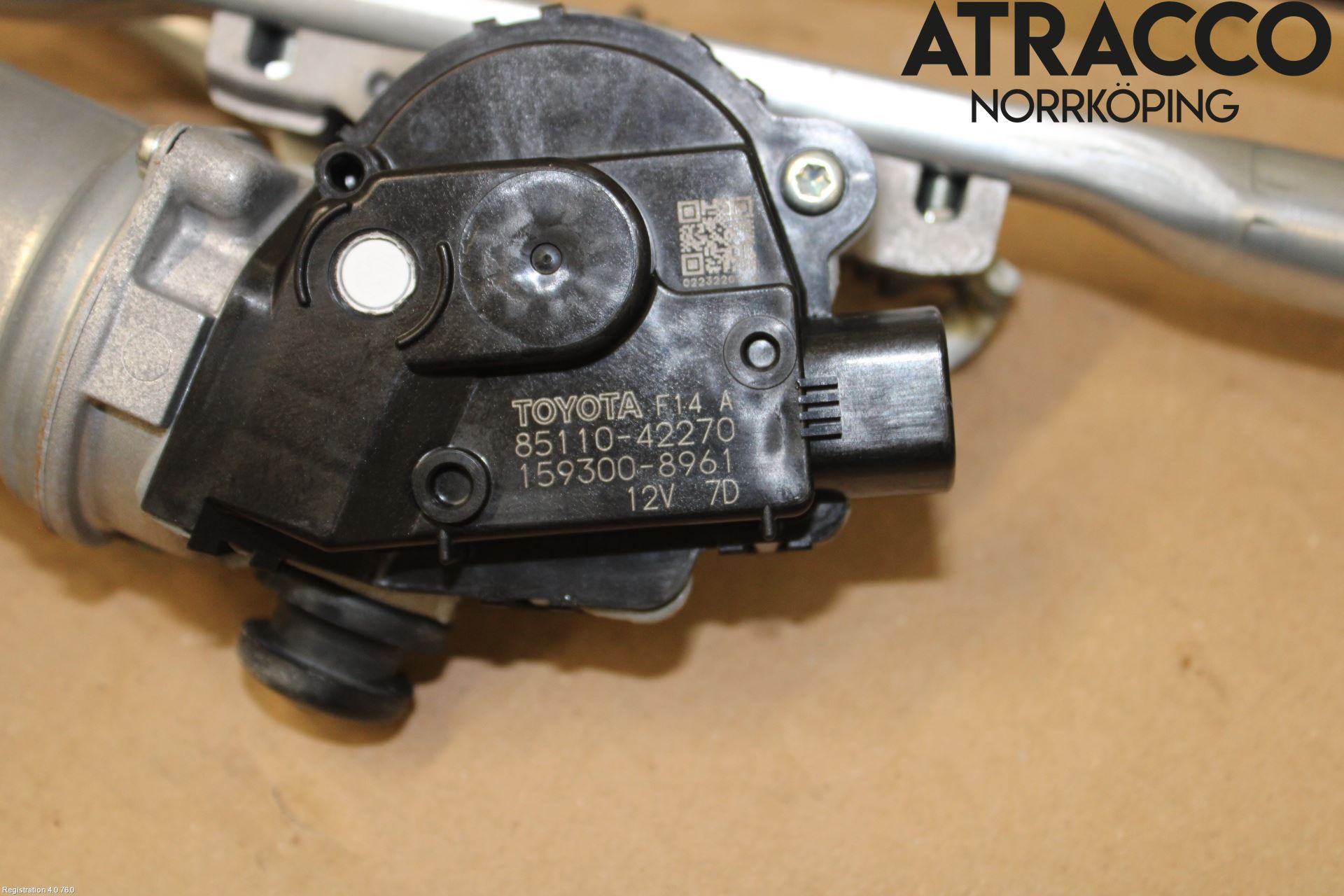 Toyota RAV4 19- Torkarmekanism Vindruta