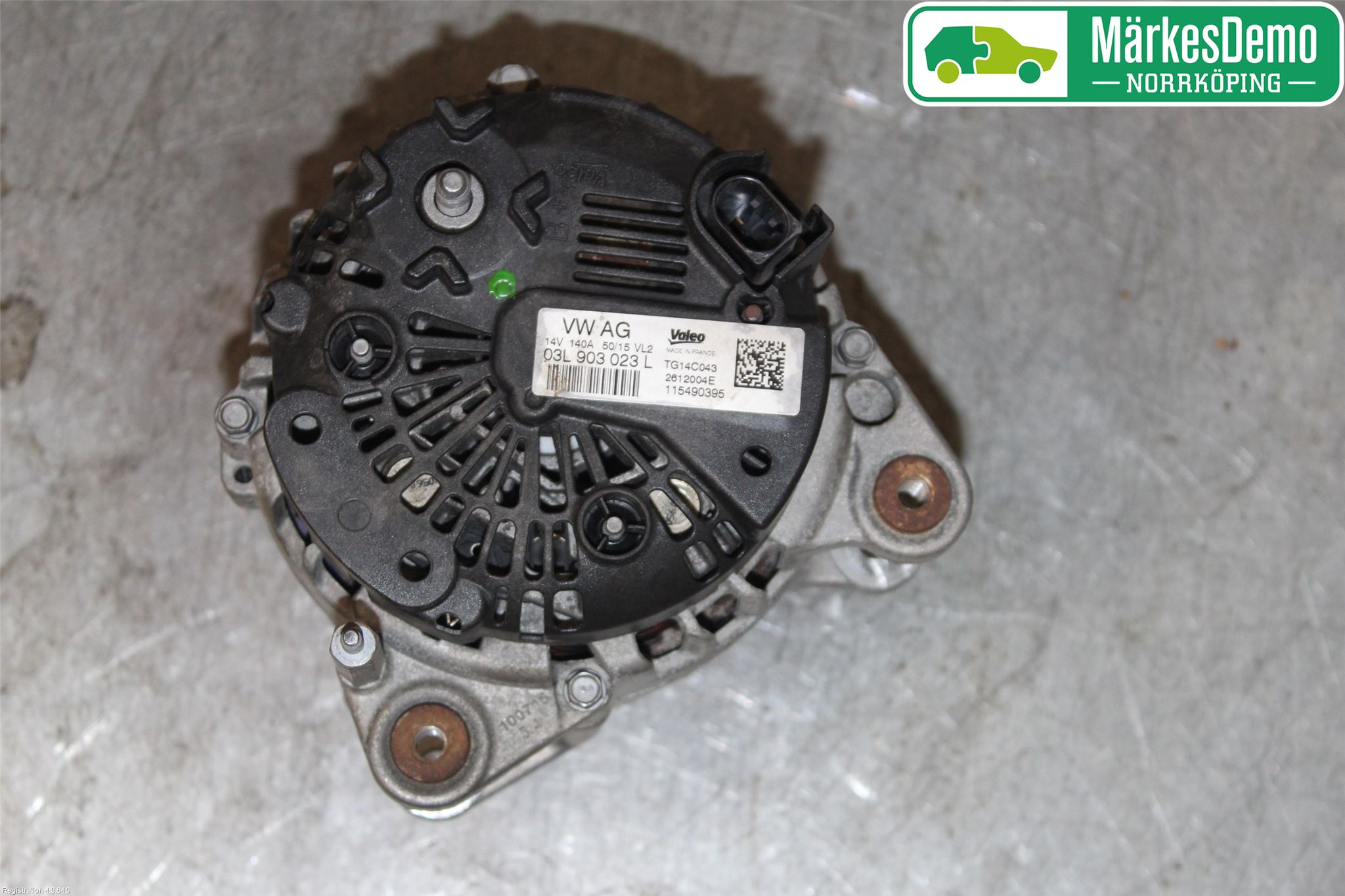 Volkswagen VW TIGUAN 07-16 Generator
