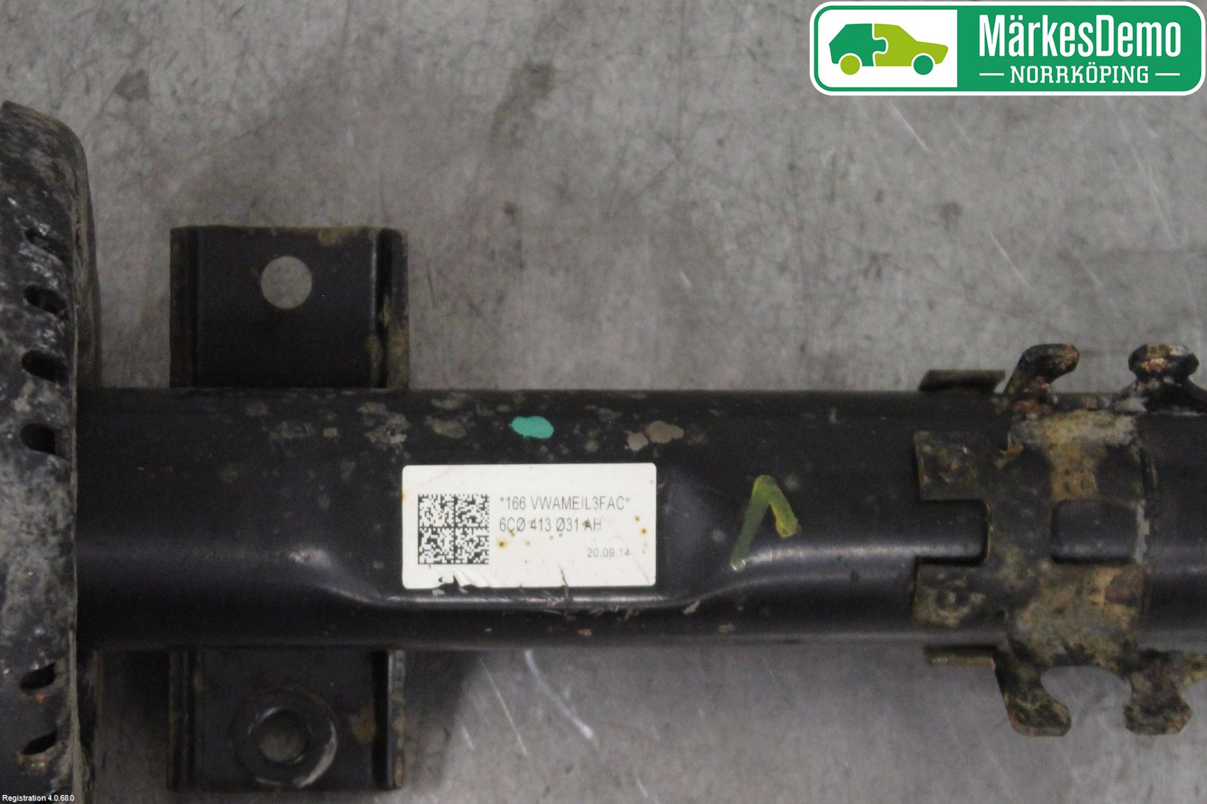 Volkswagen VW POLO 10-17 Fjäderben Fram Vänster