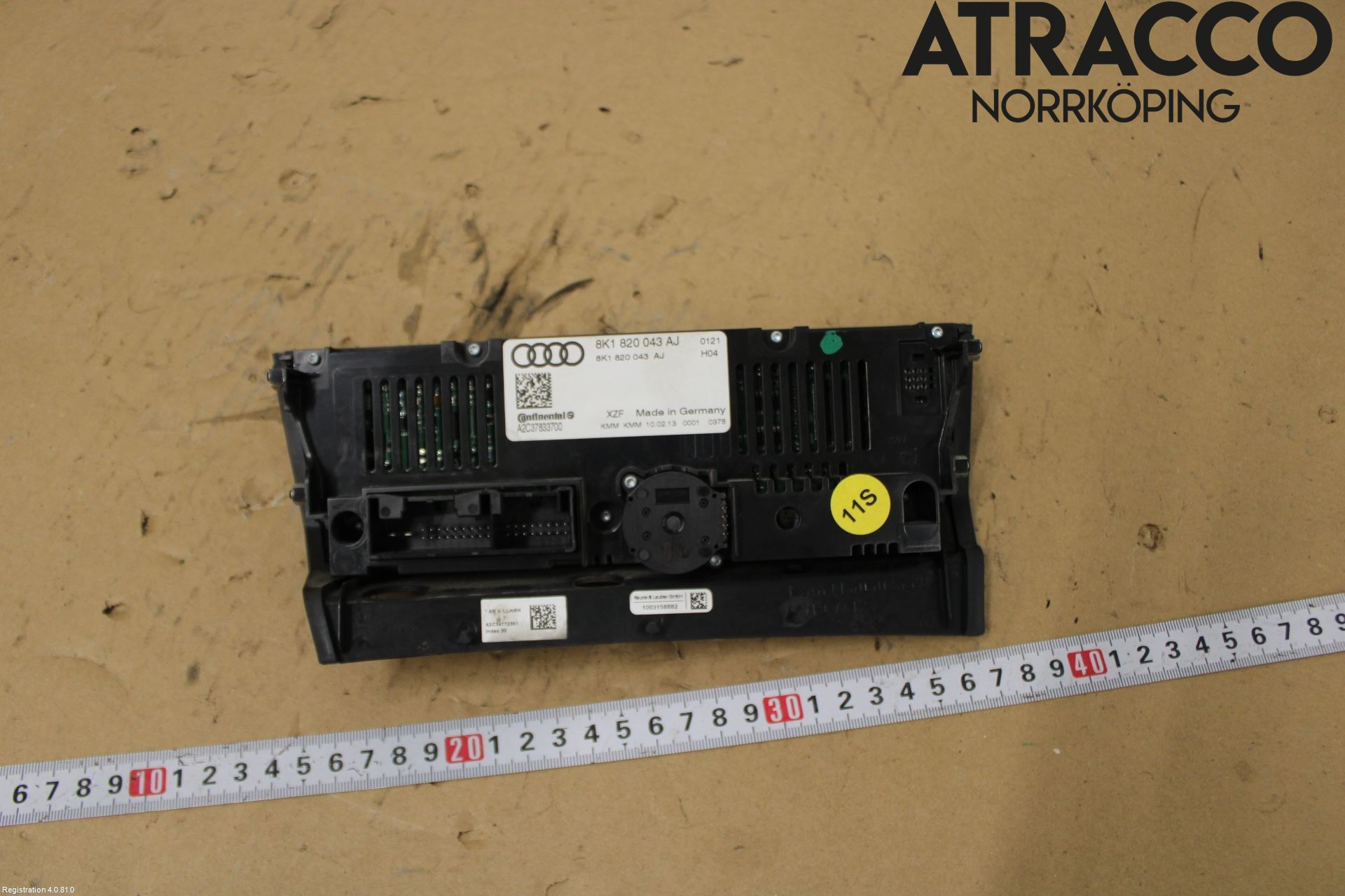 Audi A4 ALLROAD 09-16 Värmereglage