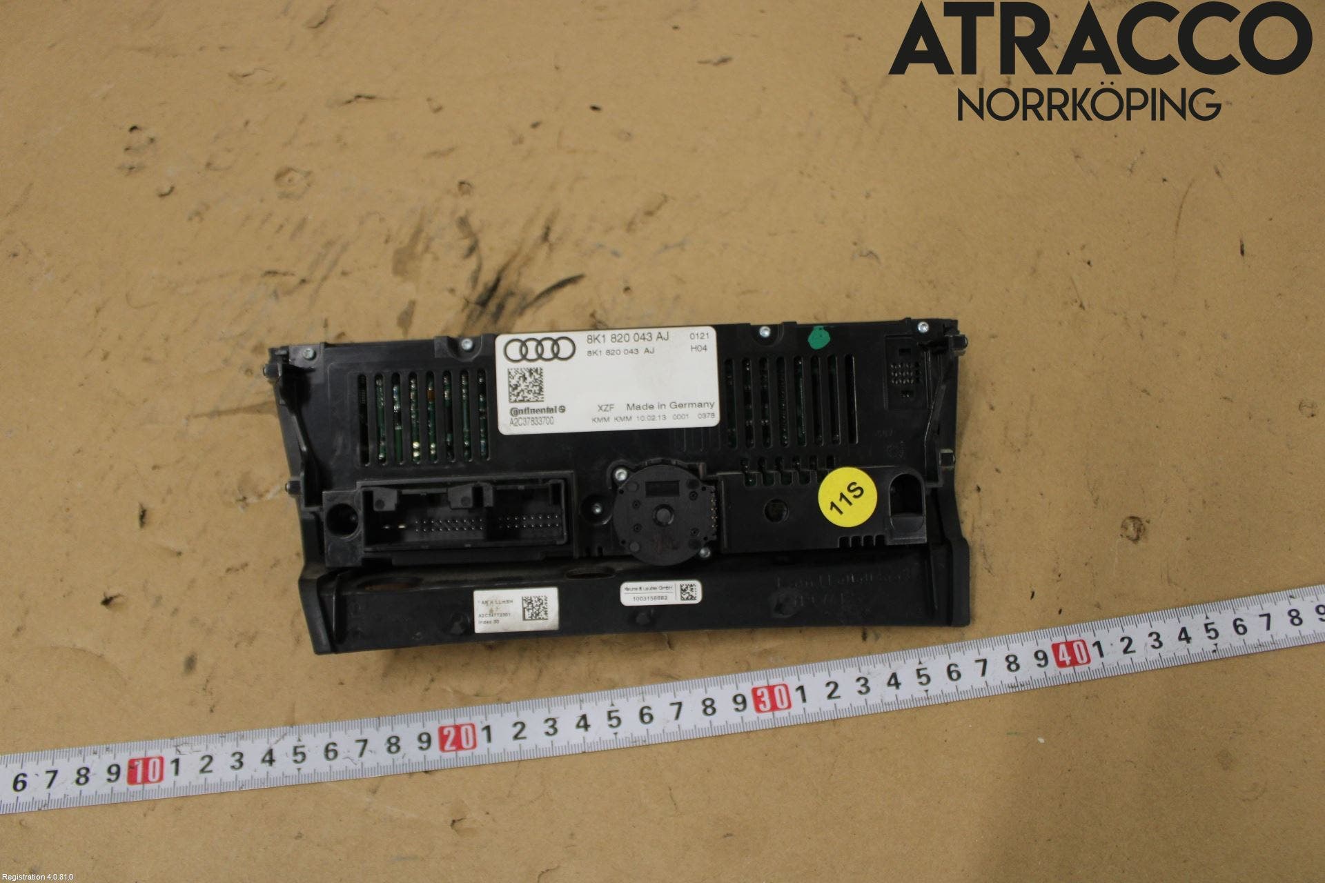 Audi A4 ALLROAD 09-16 Värmereglage