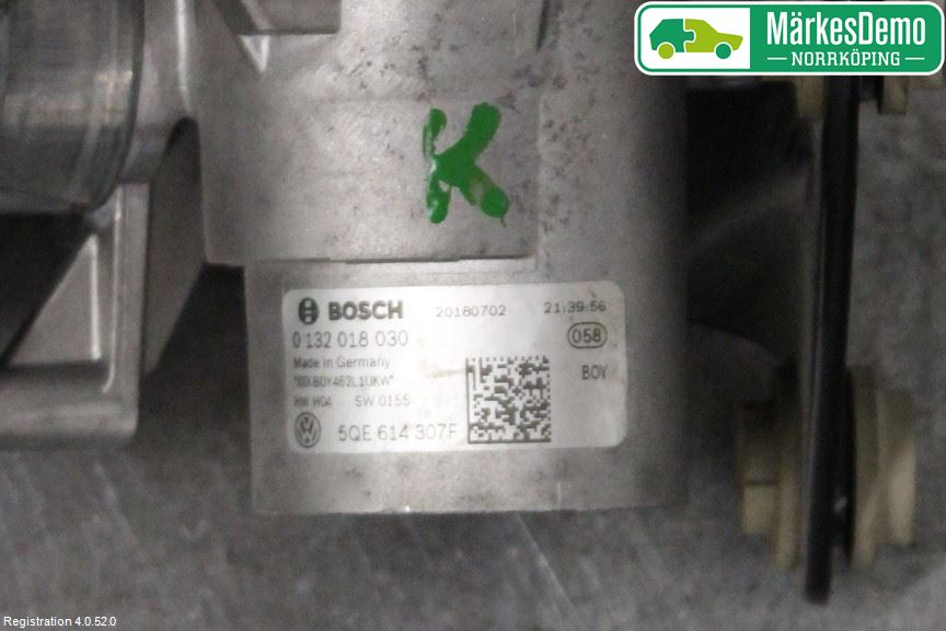 Volkswagen VW PASSAT 15-19 Bromstryckackumulator