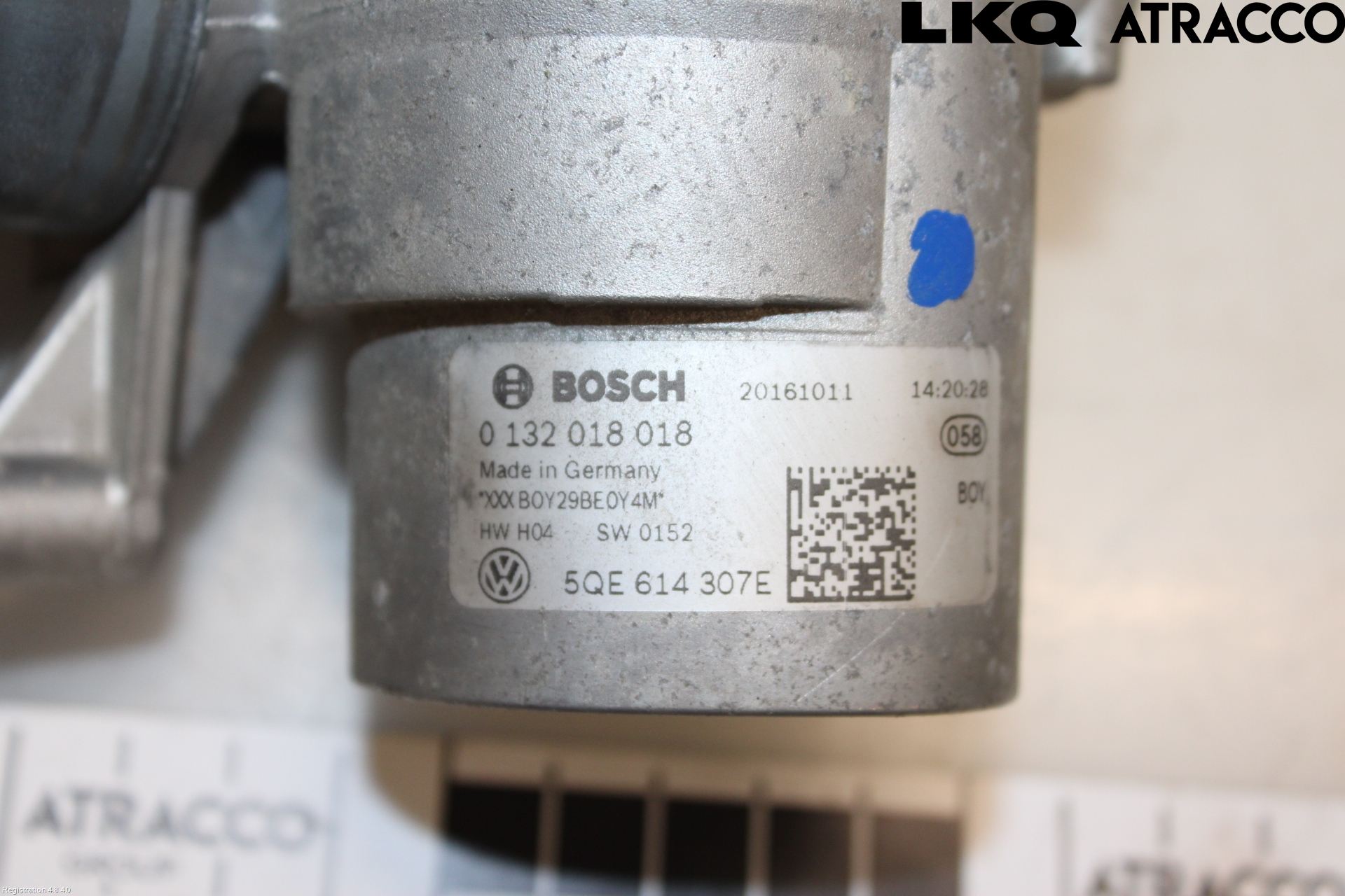 Volkswagen VW PASSAT 15-19 Bromstryckackumulator