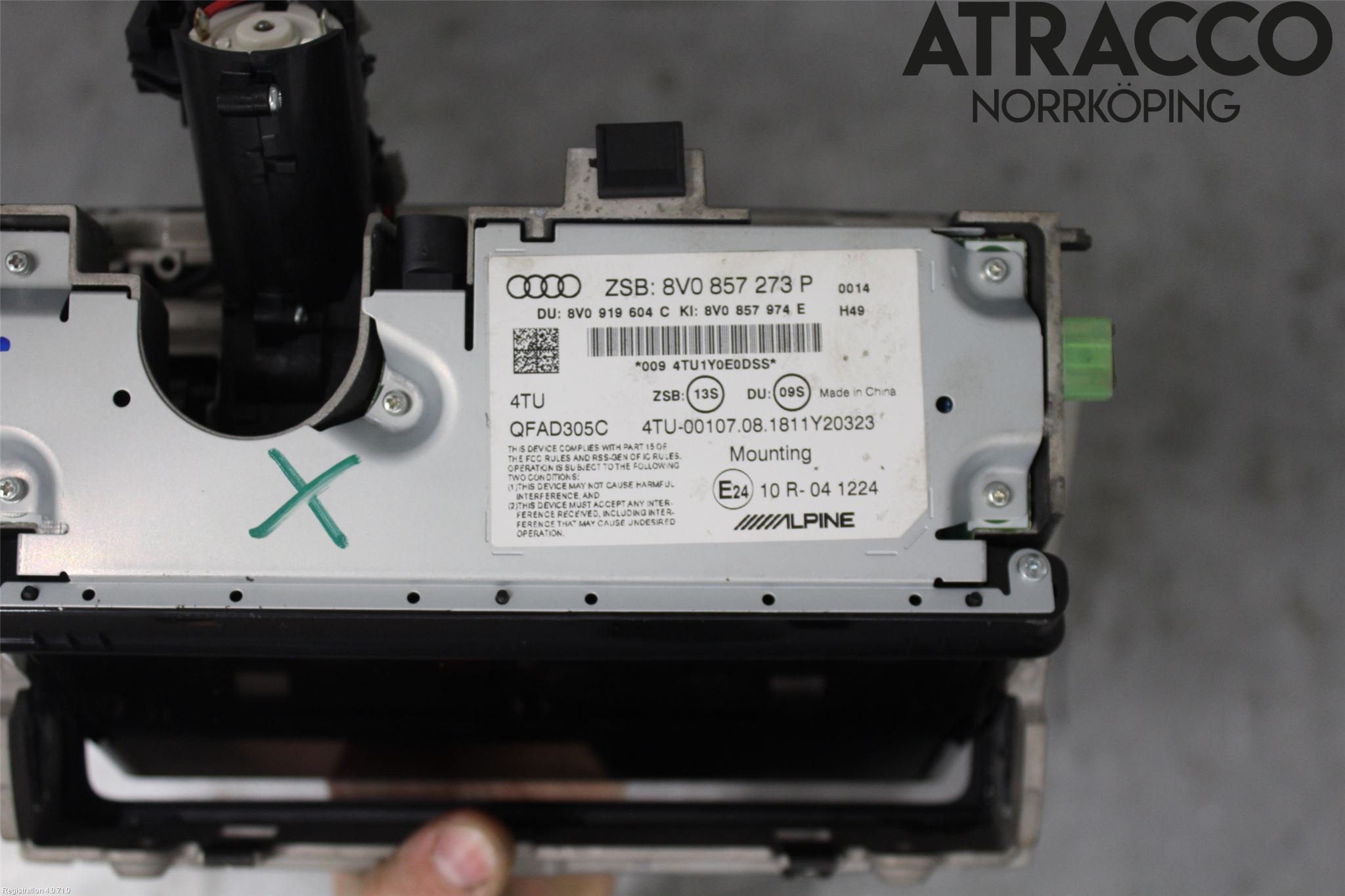 Audi A3/S3 8V 13-20 Bildskärm