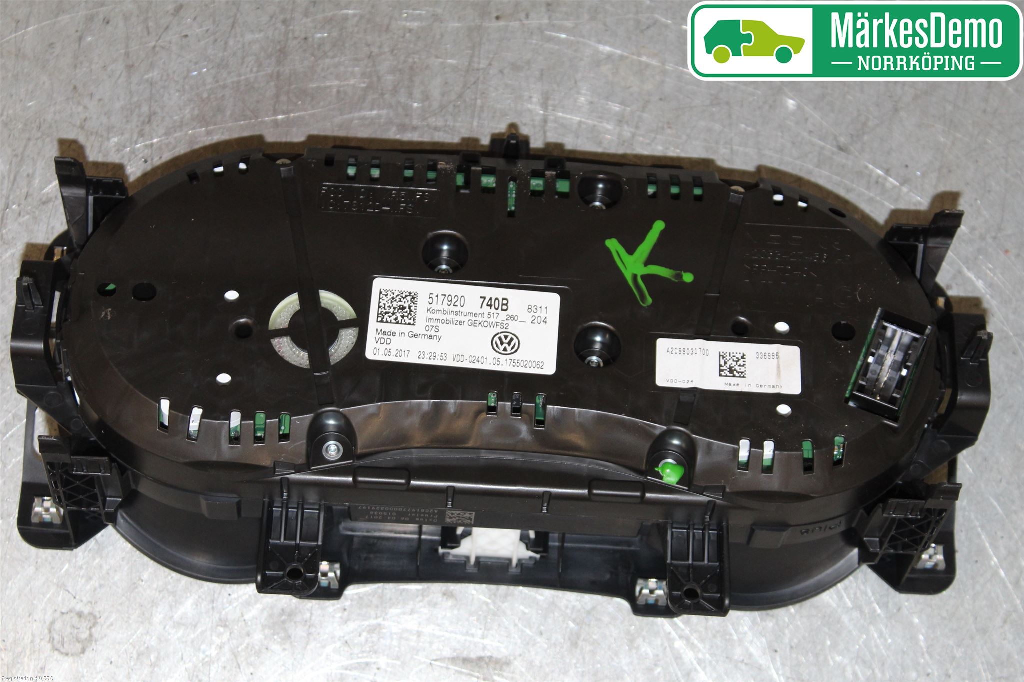 Volkswagen VW GOLF SPORTSVAN 15-20 Instrument Komb