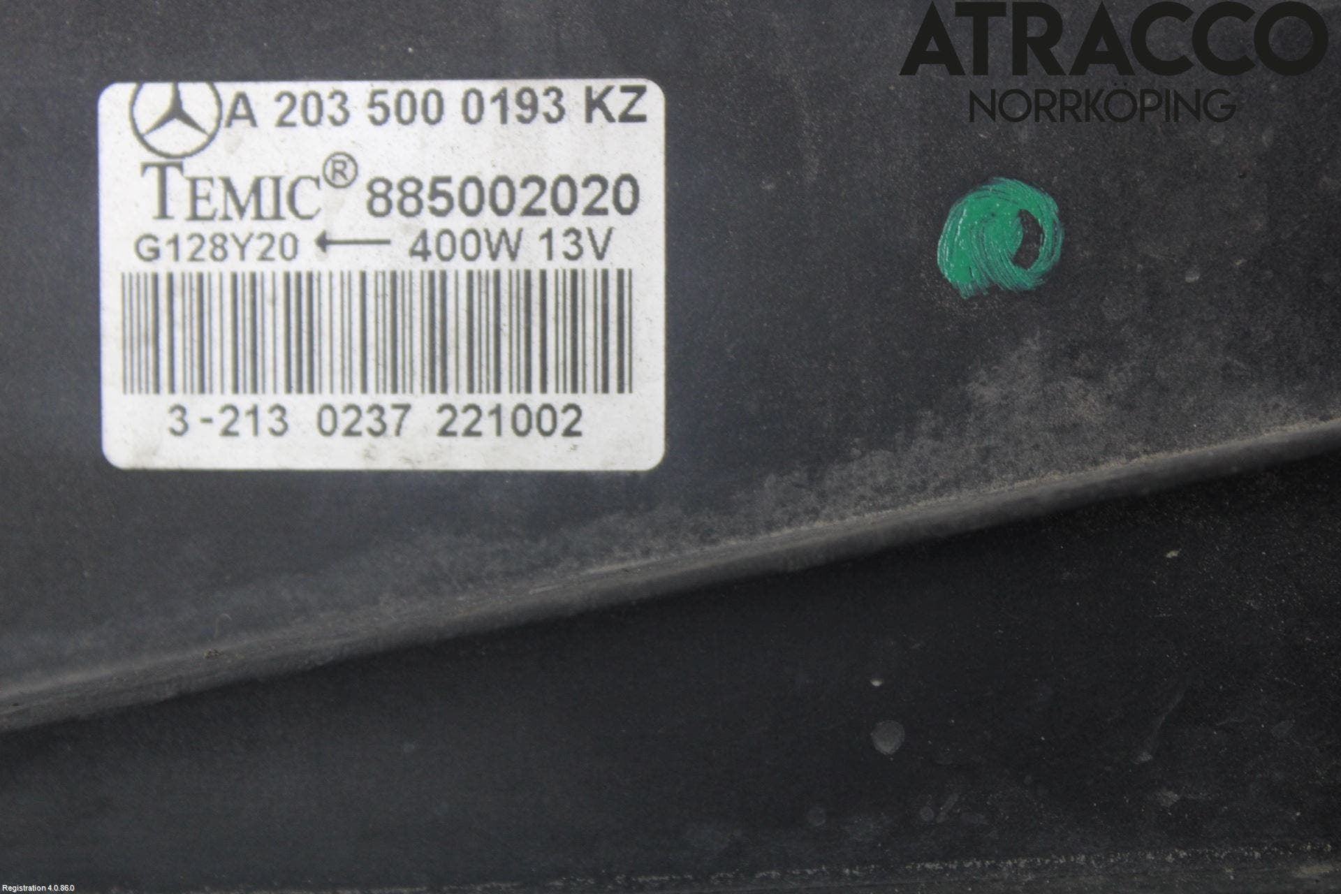 Mercedes-Benz MB C (203) 00-07 Kylfläkt El