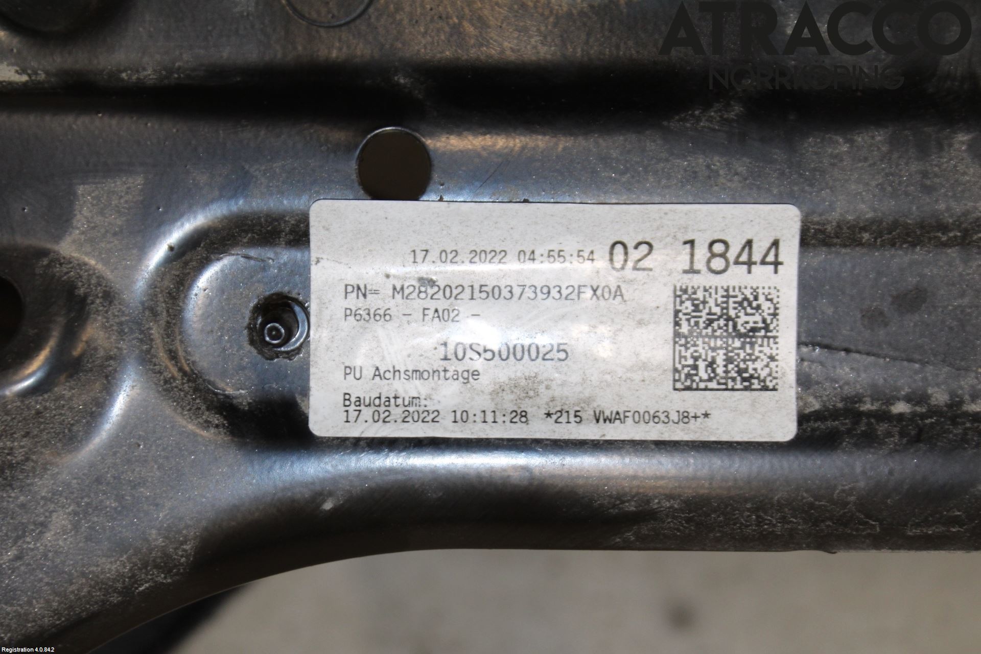 Cupra BORN 22- Bakaxelbalk