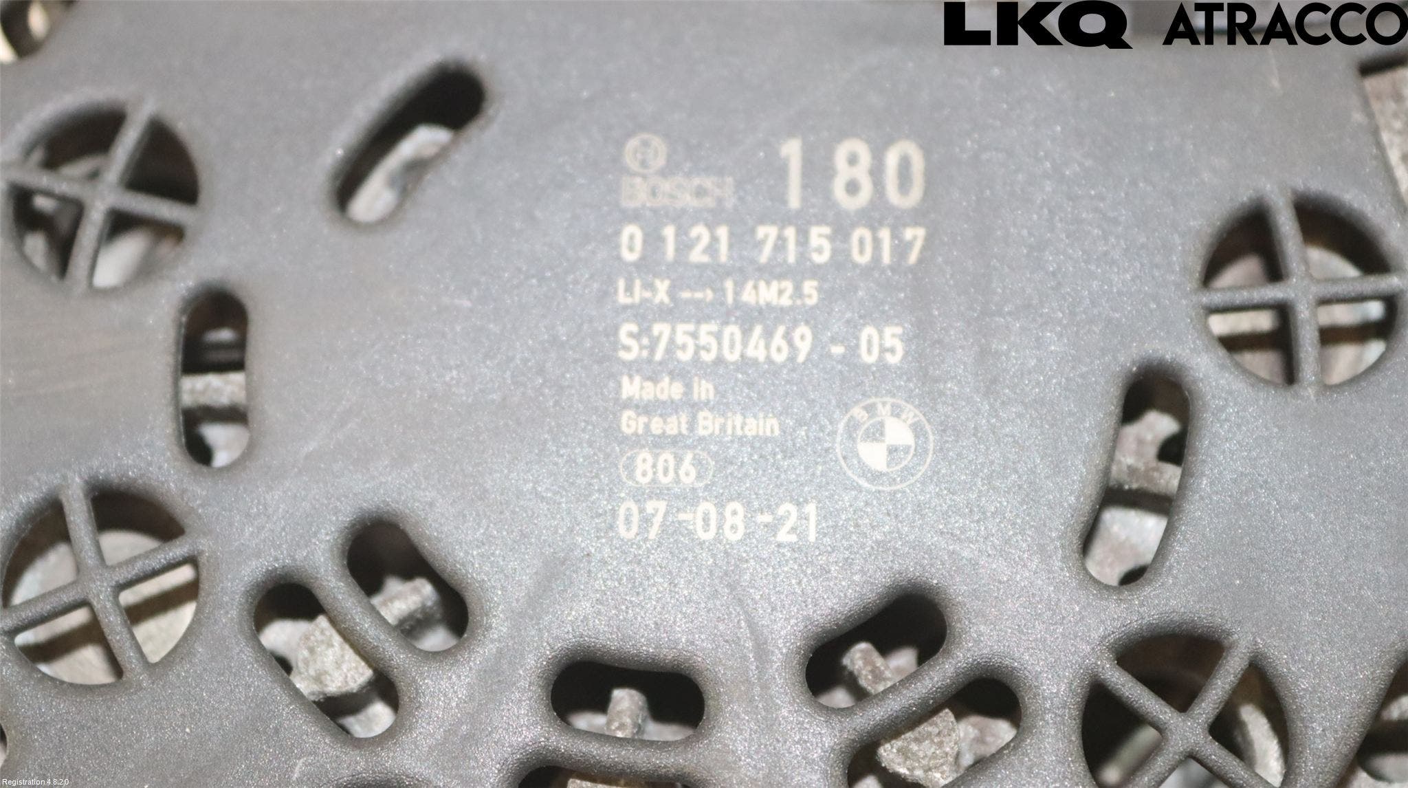 BMW 3 E90/91 SED/TOU 05-12 Generator