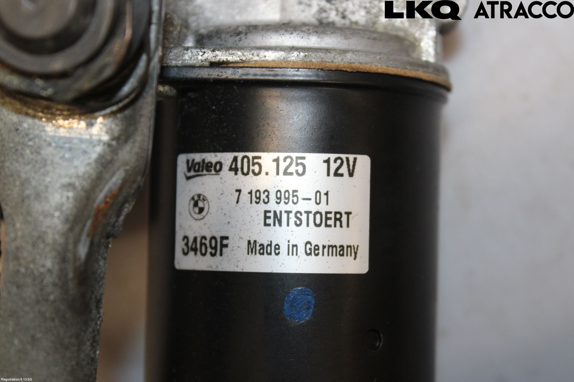 BMW 5 E60/61 Sed/Tou 02-10 Torkarmekanism Vindruta