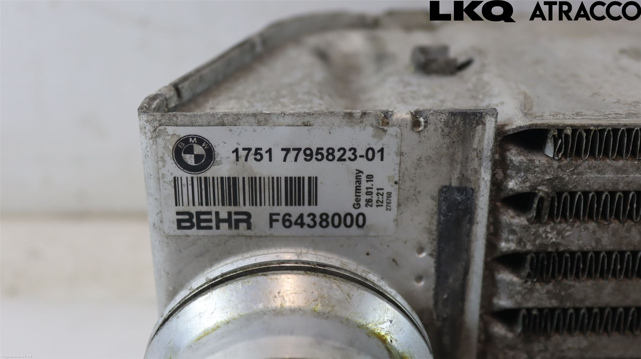 BMW 5 E60/61 Sed/Tou 02-10 Laddluft-Intercooler Kyl