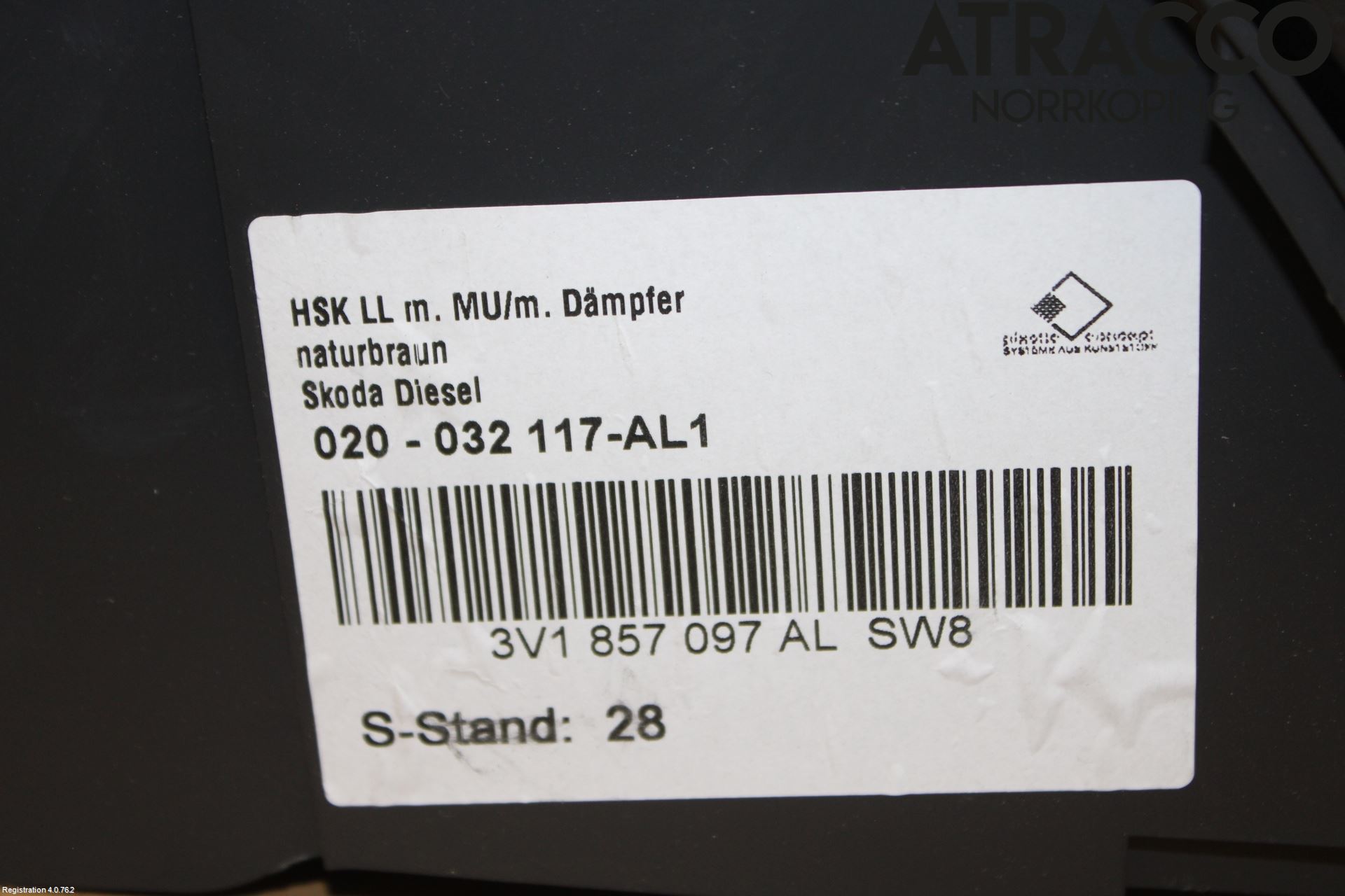 Skoda SUPERB 16-24 Handskfack