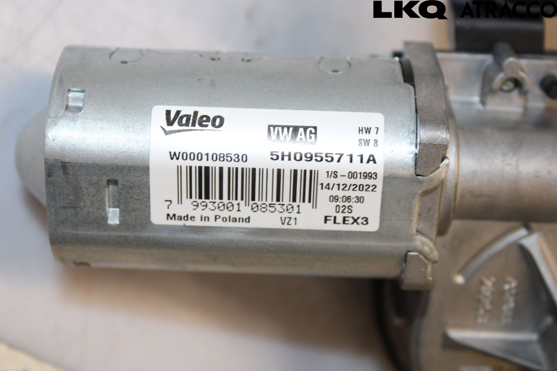 Volkswagen VW ID.4 21- Torkarmotor Baklucka