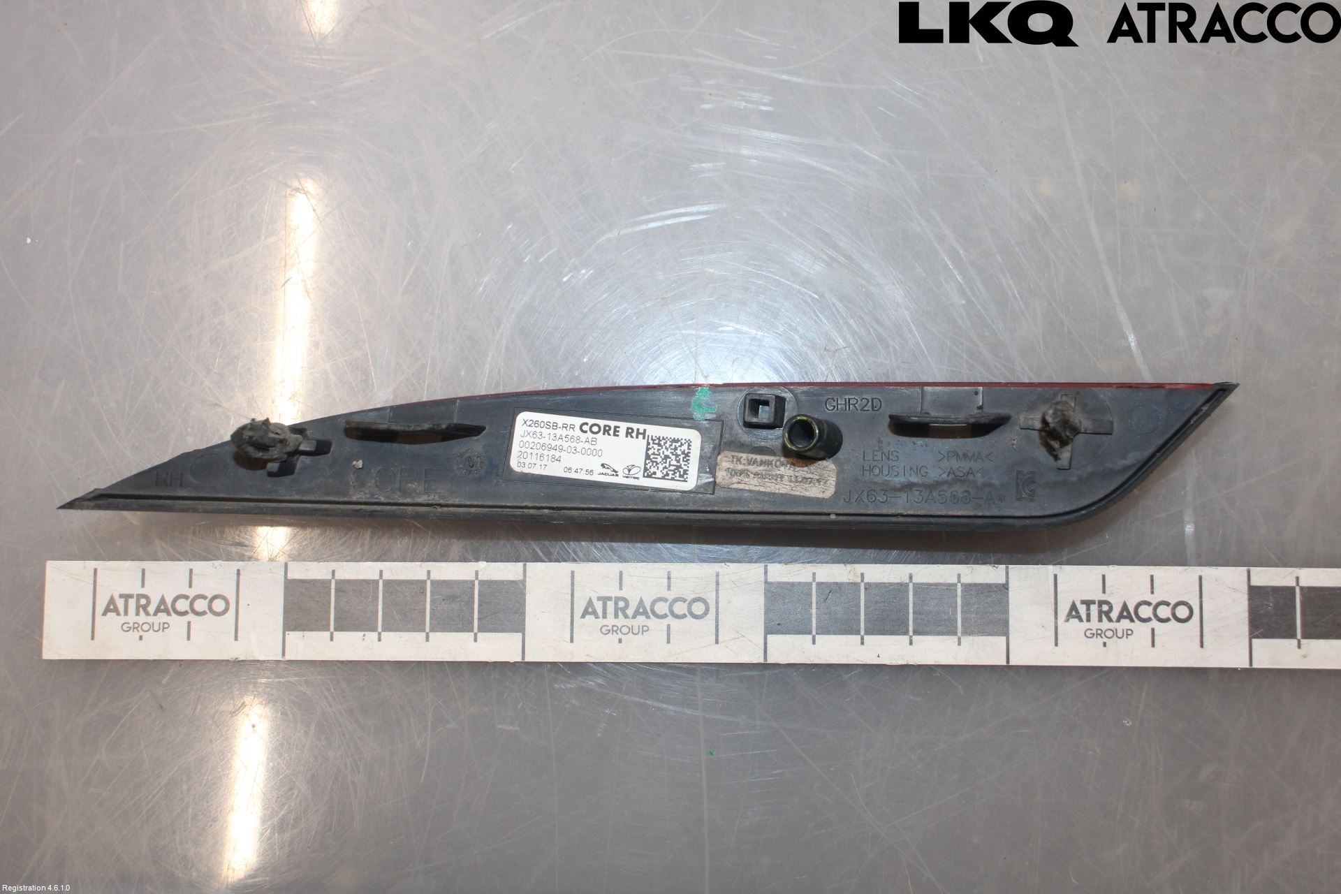 Jaguar XF (X260) 16-24 Dimljus/Reflex Bak