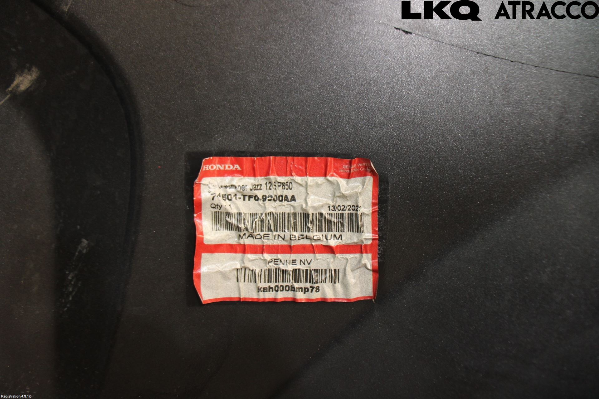 Honda JAZZ 08-14 Stötfångarbeklädnad Bak