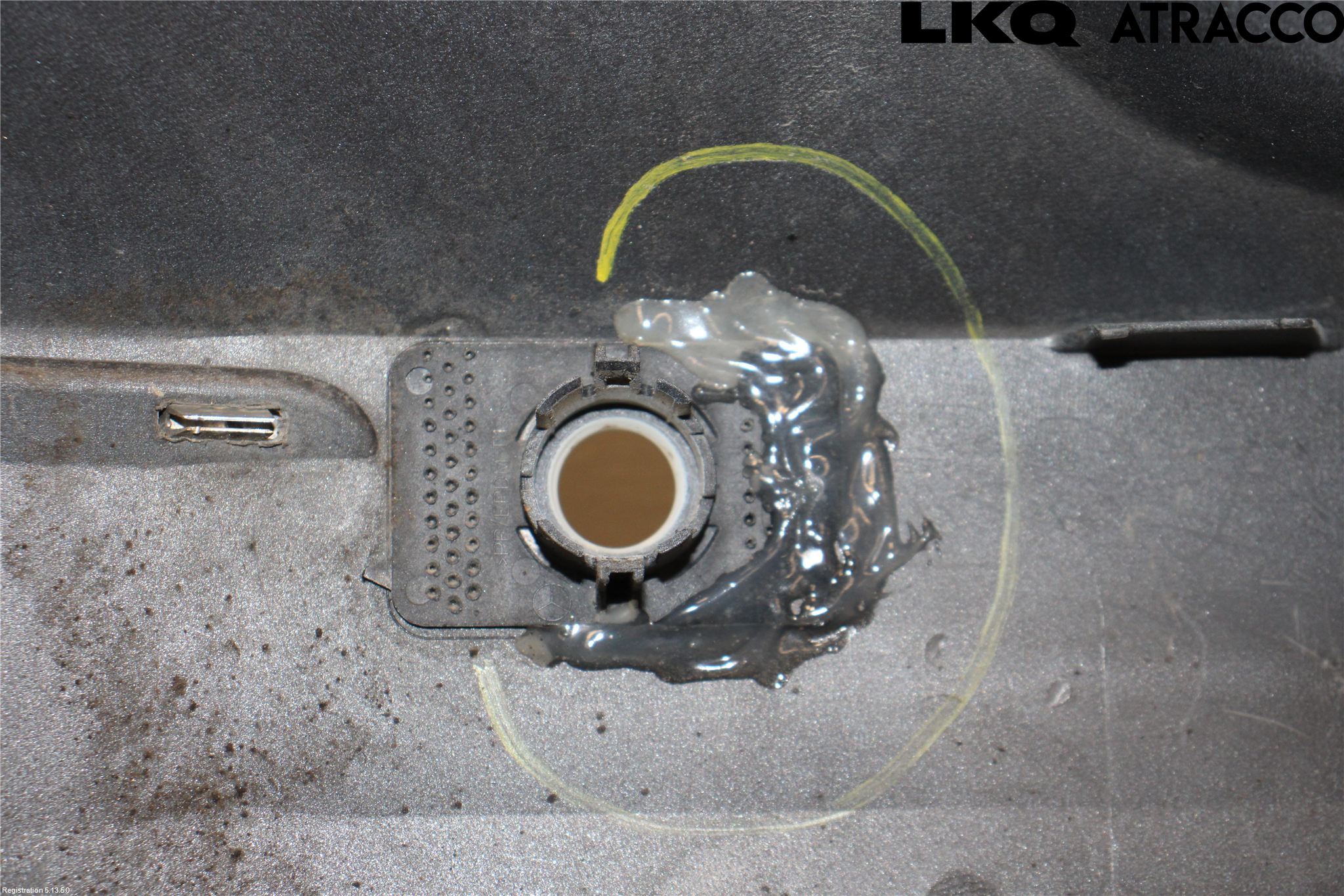 Mercedes-Benz MB B-KLASS (W246/W242) 12-19 Stötfångarbeklädnad Bak