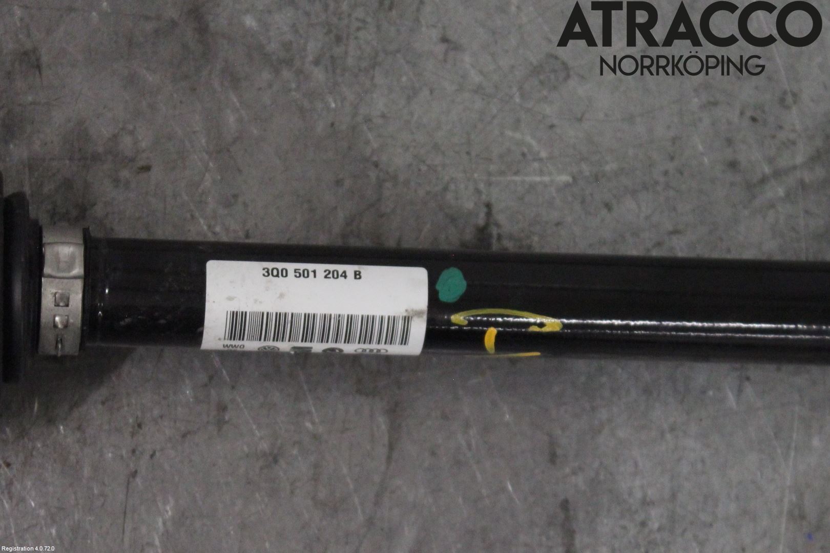 Volkswagen VW TIGUAN 16-24 Drivaxel Bak Höger