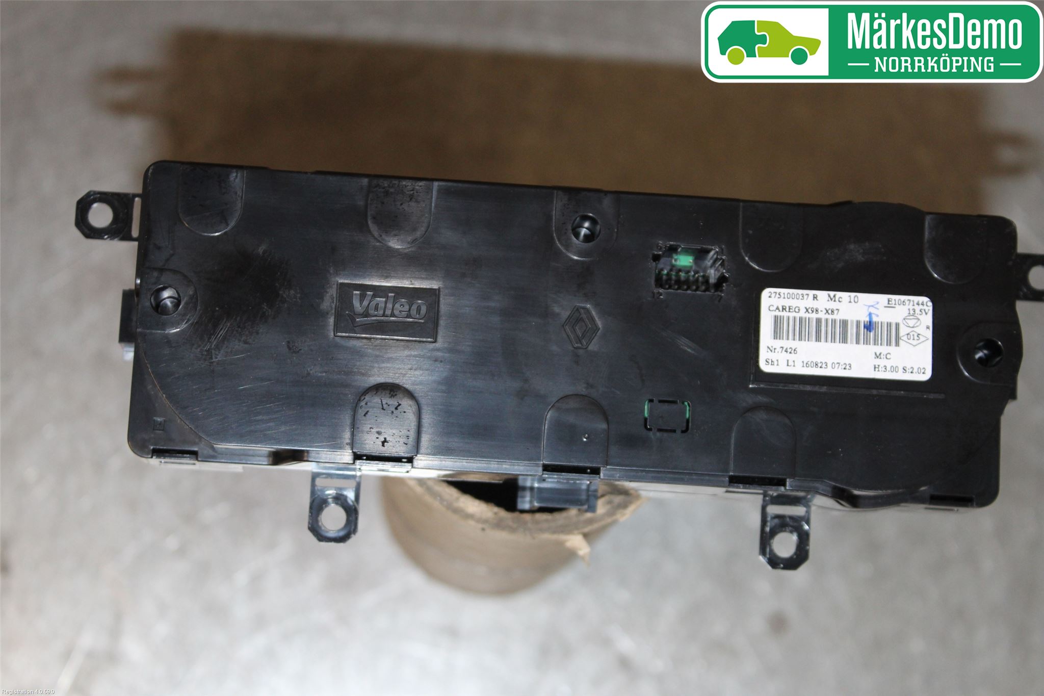 Renault CAPTUR 13-19 Värmereglage