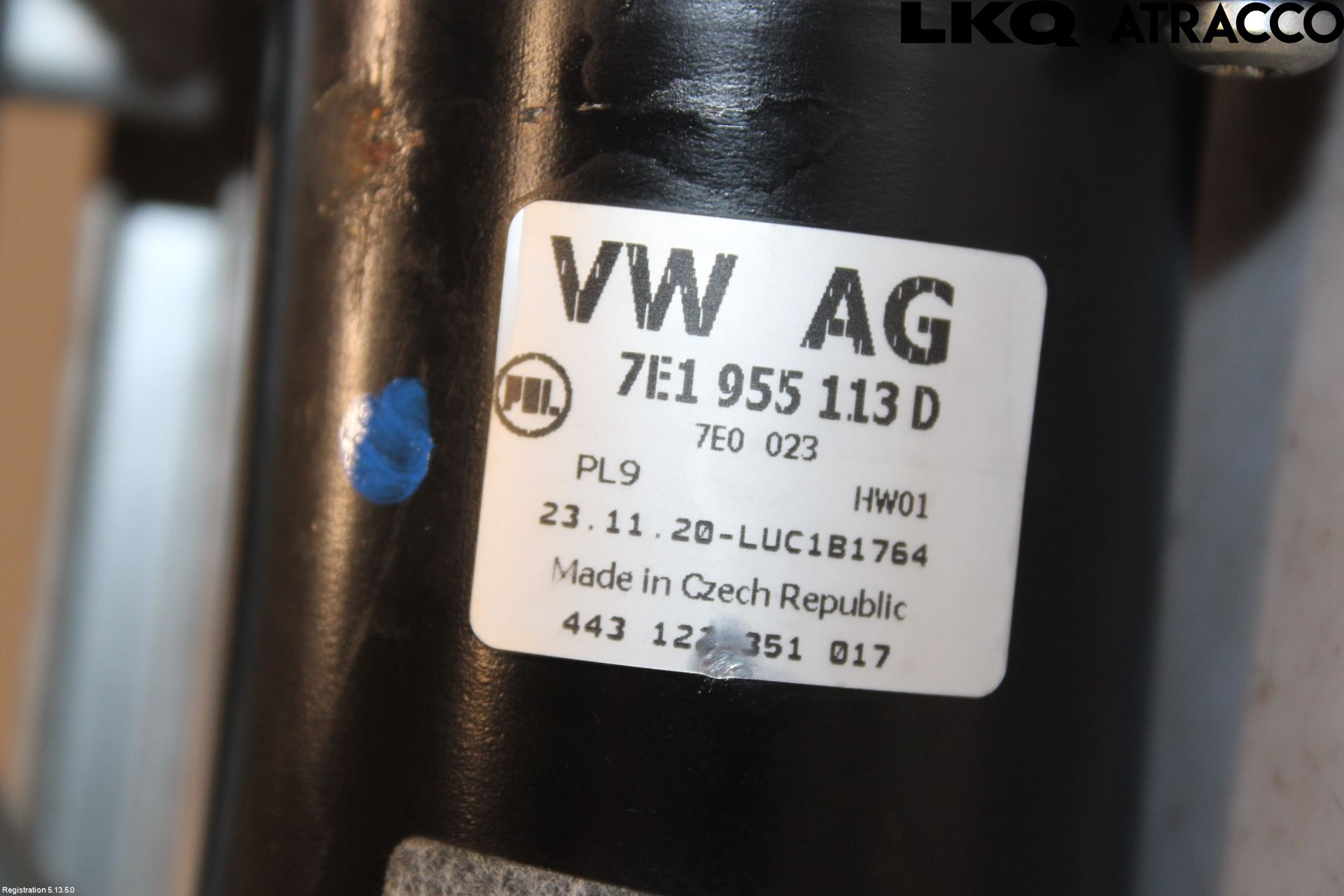 Volkswagen VW TRANSP/CARAVELLE (T6) 16-22 Torkarmekanism Vindruta