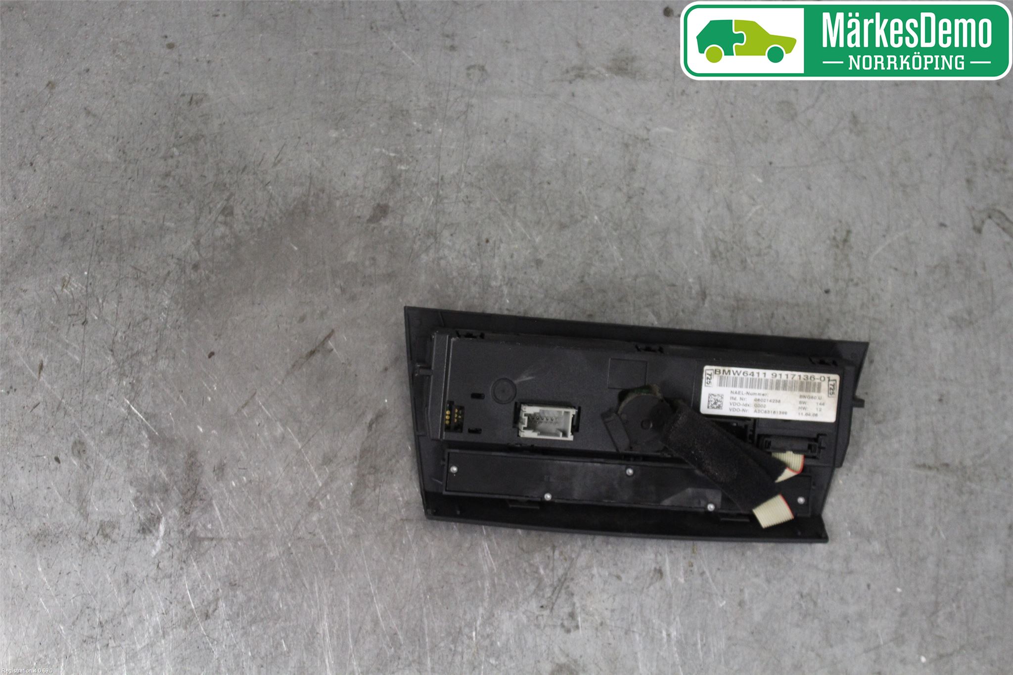 BMW 3 E90/91 SED/TOU 05-12 Värmereglage