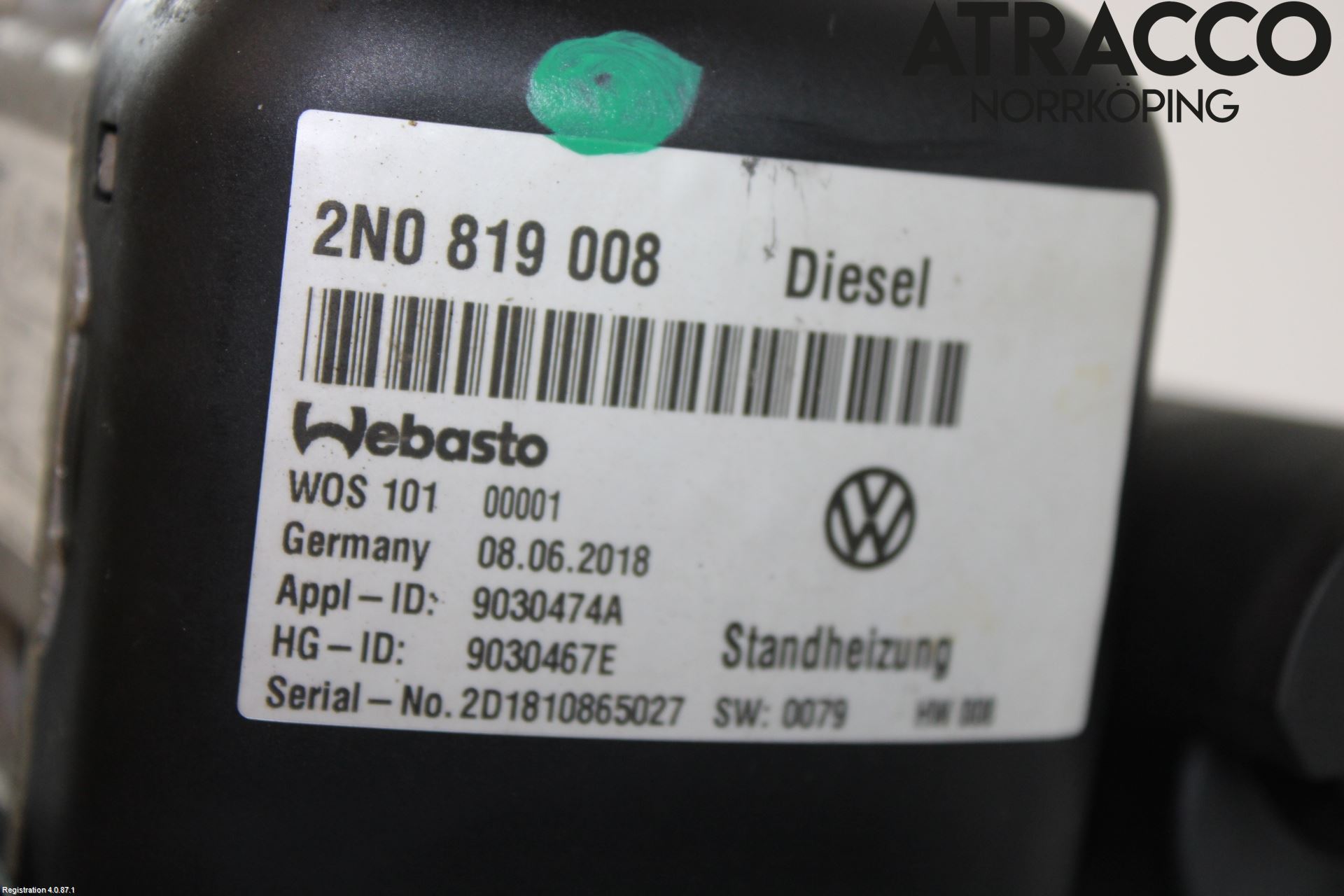 Volkswagen VW CRAFTER II / E-CRAFTER 17- Dieselvärmare