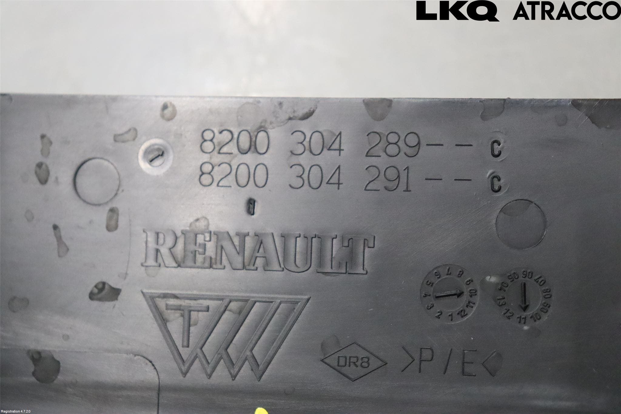 Renault CLIO III 09-12 Deflektor Plåt-Plast Kylning